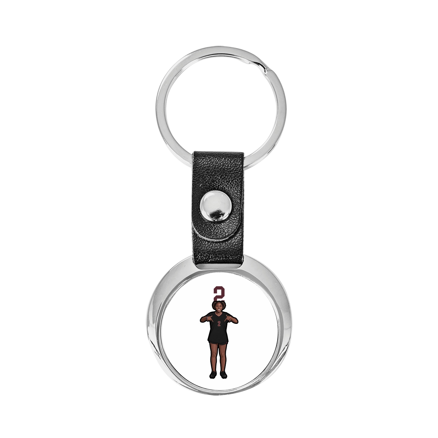 Key Chain — Number Top in Classic