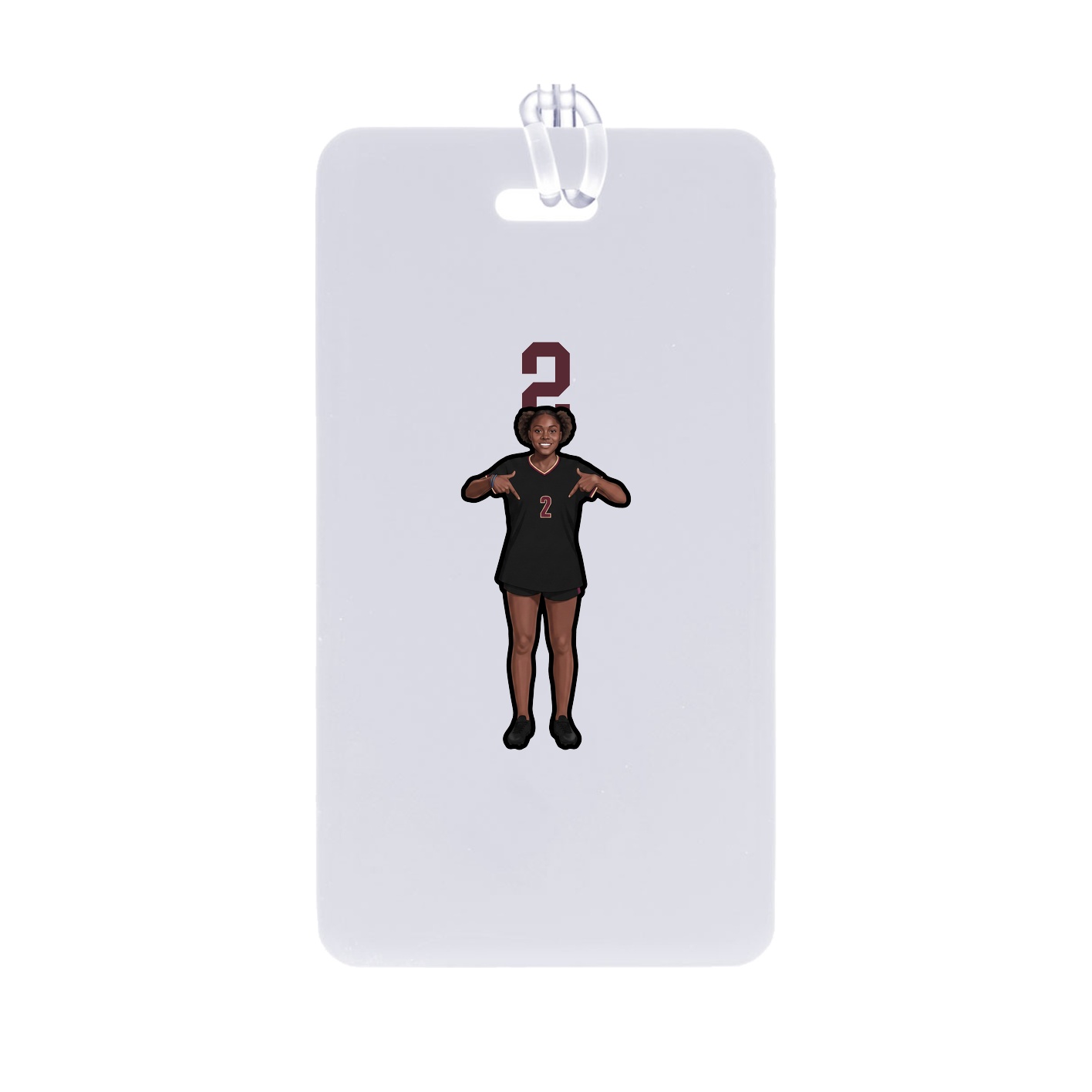 Bag Tag — Number Top in Classic