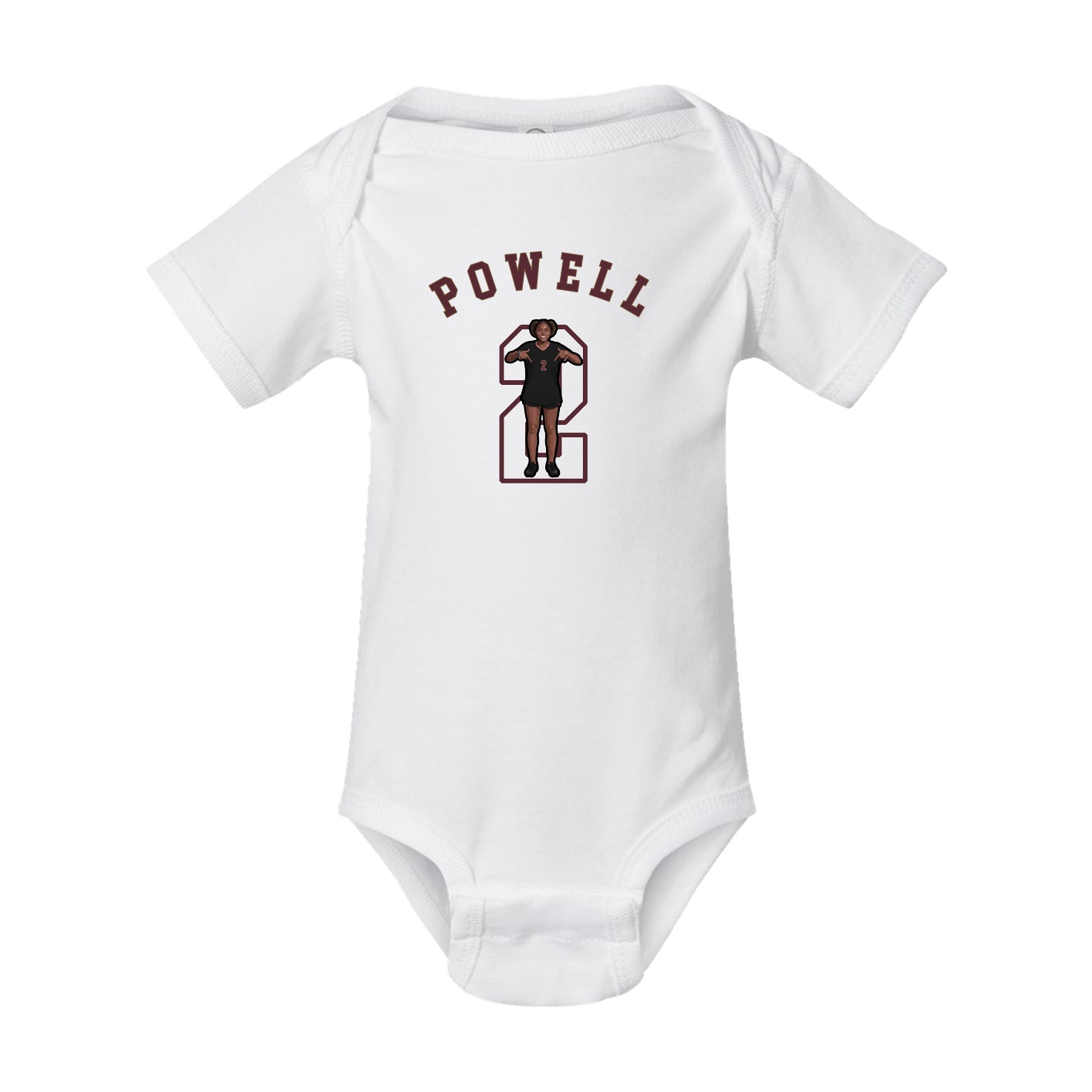 Baby Onesie — Shirsey Arch in White