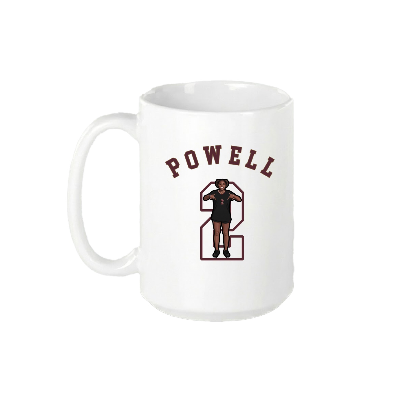 15oz Coffee Mug — Shirsey Arch in White