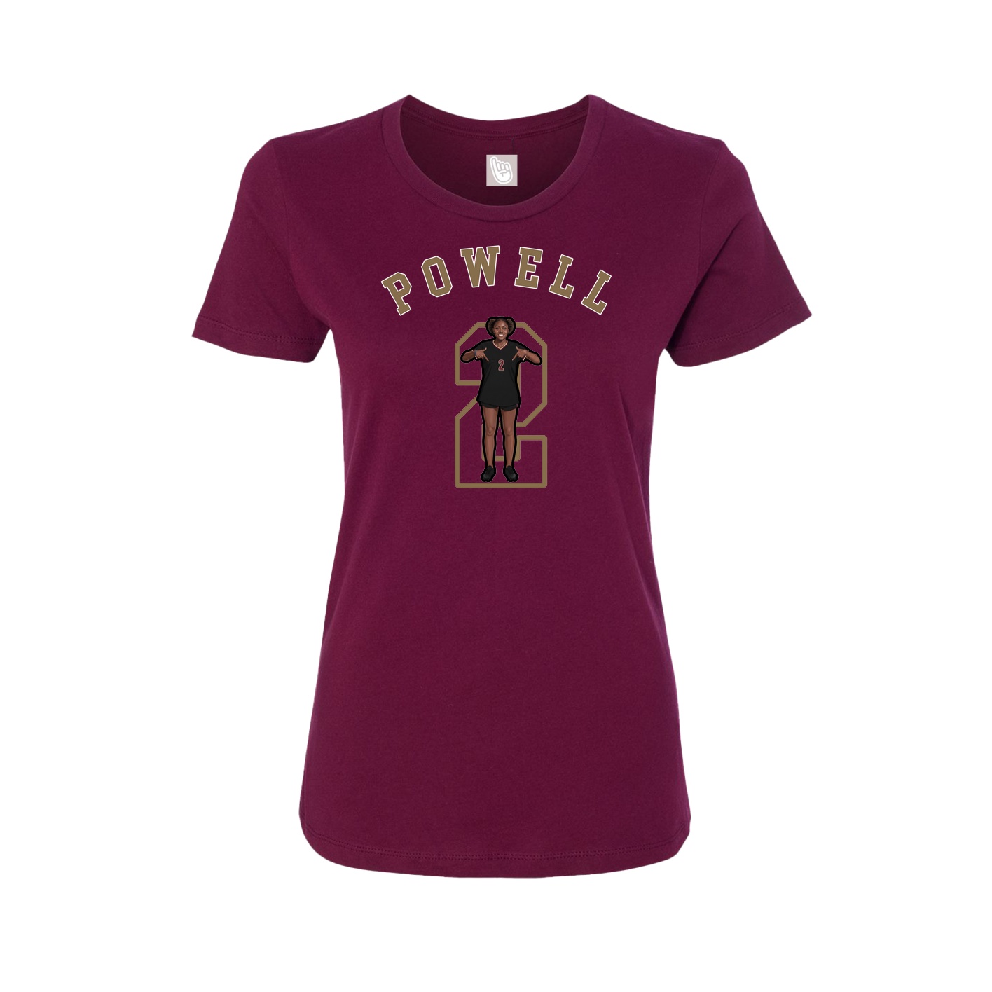 Womens Tee — Shirsey Arch in Maroon