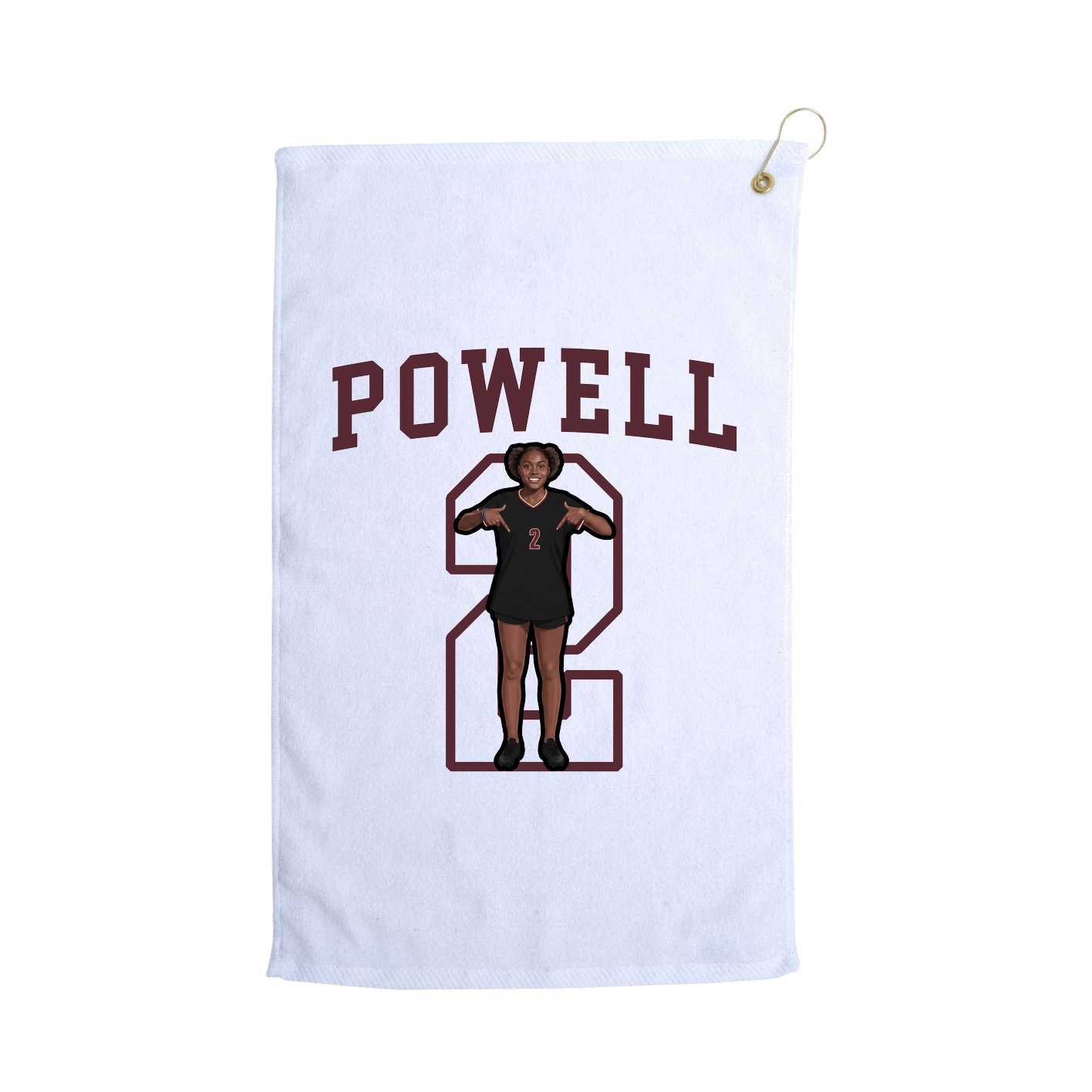Golf Towel — Shirsey in White