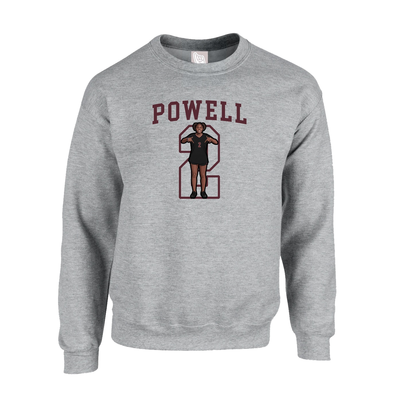 Fleece Crew — Shirsey in Grey