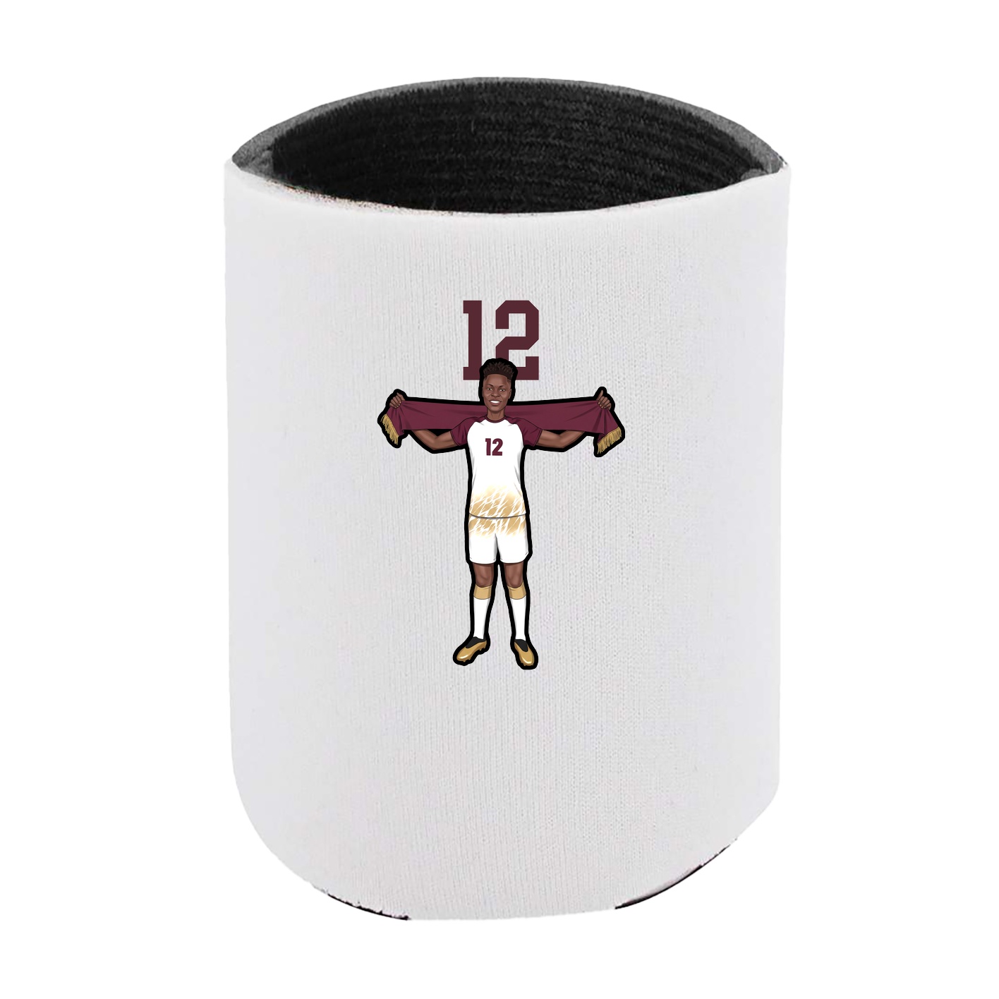 Can Holder — Number Top in White