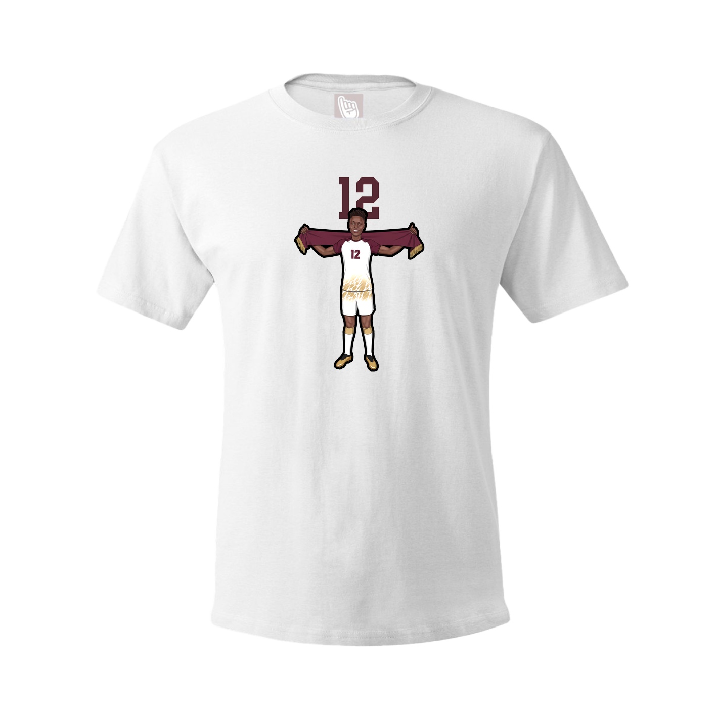 Tee — Number Top in White