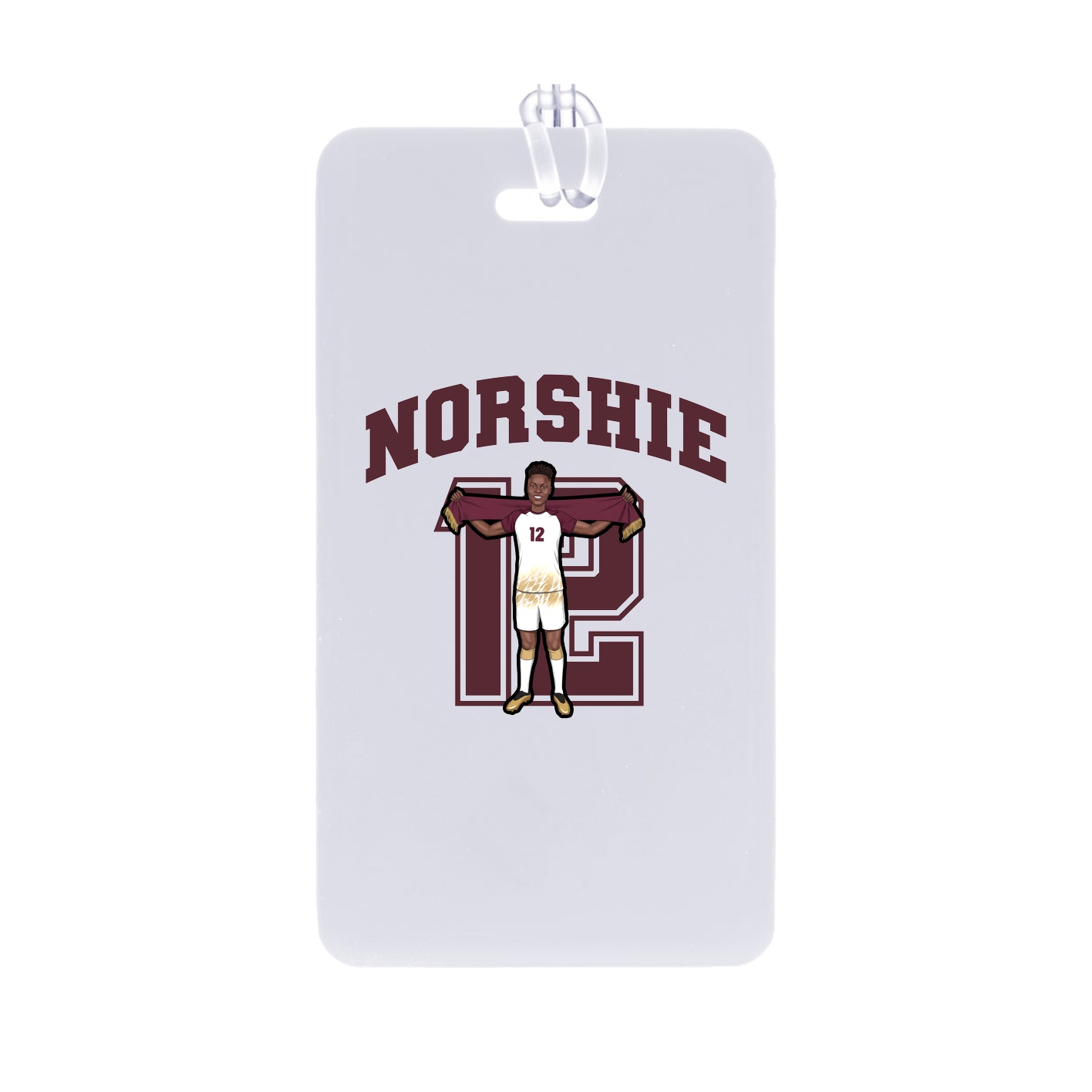 Bag Tag — Number in Classic