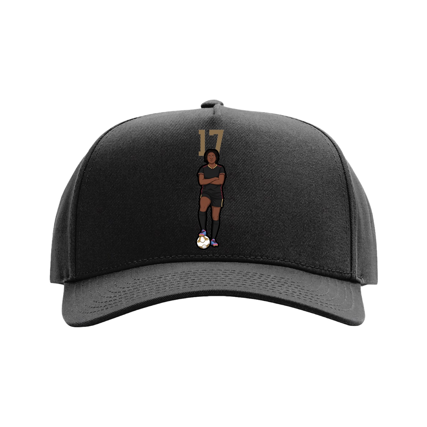 Full Fabric Five-Panel Champ Cap