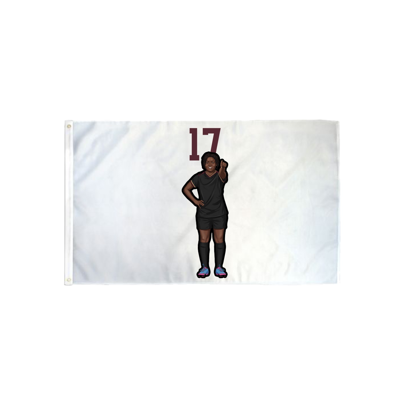 3x5 Flag — Number Top in Classic