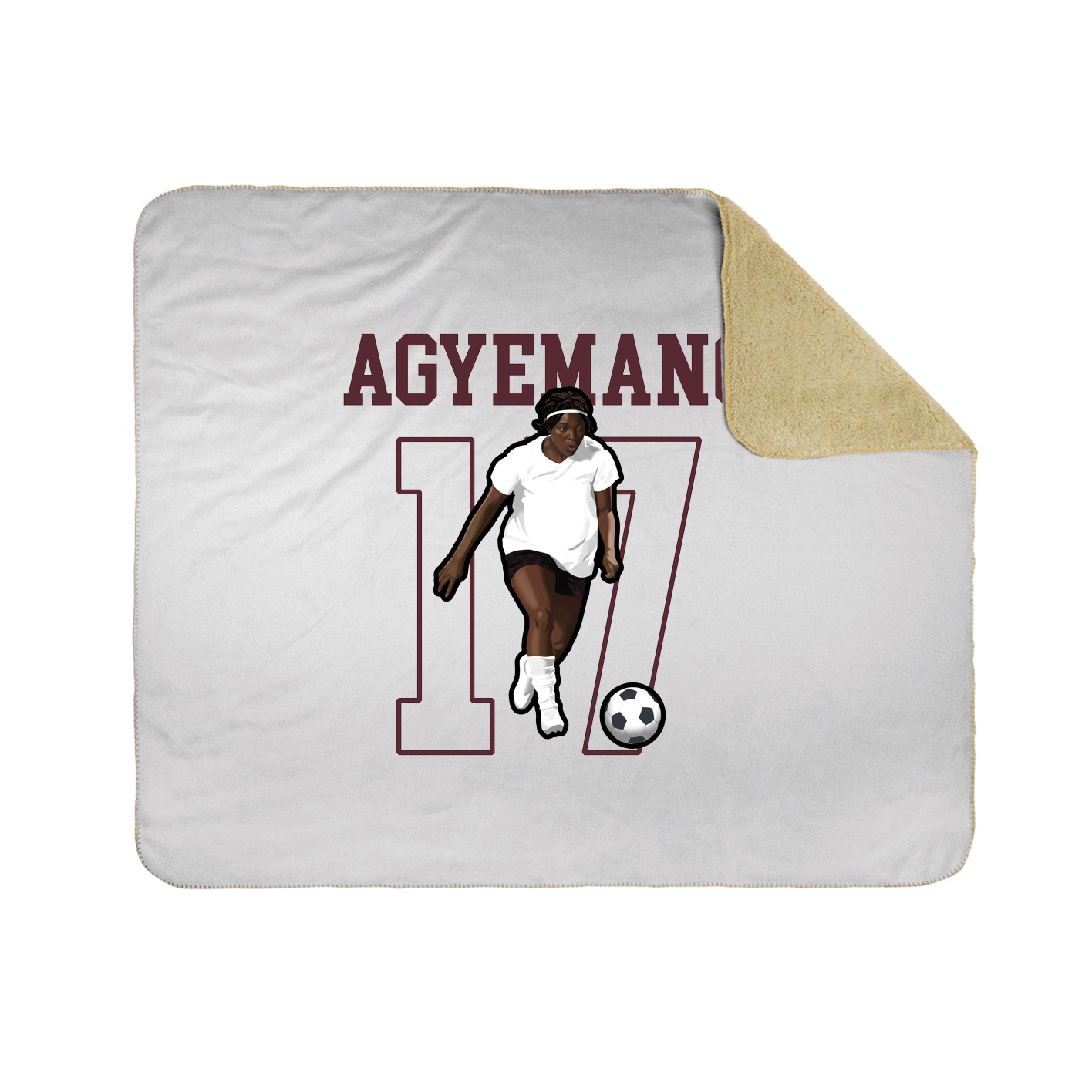 50x60 Sherpa Lined Throw Blanket