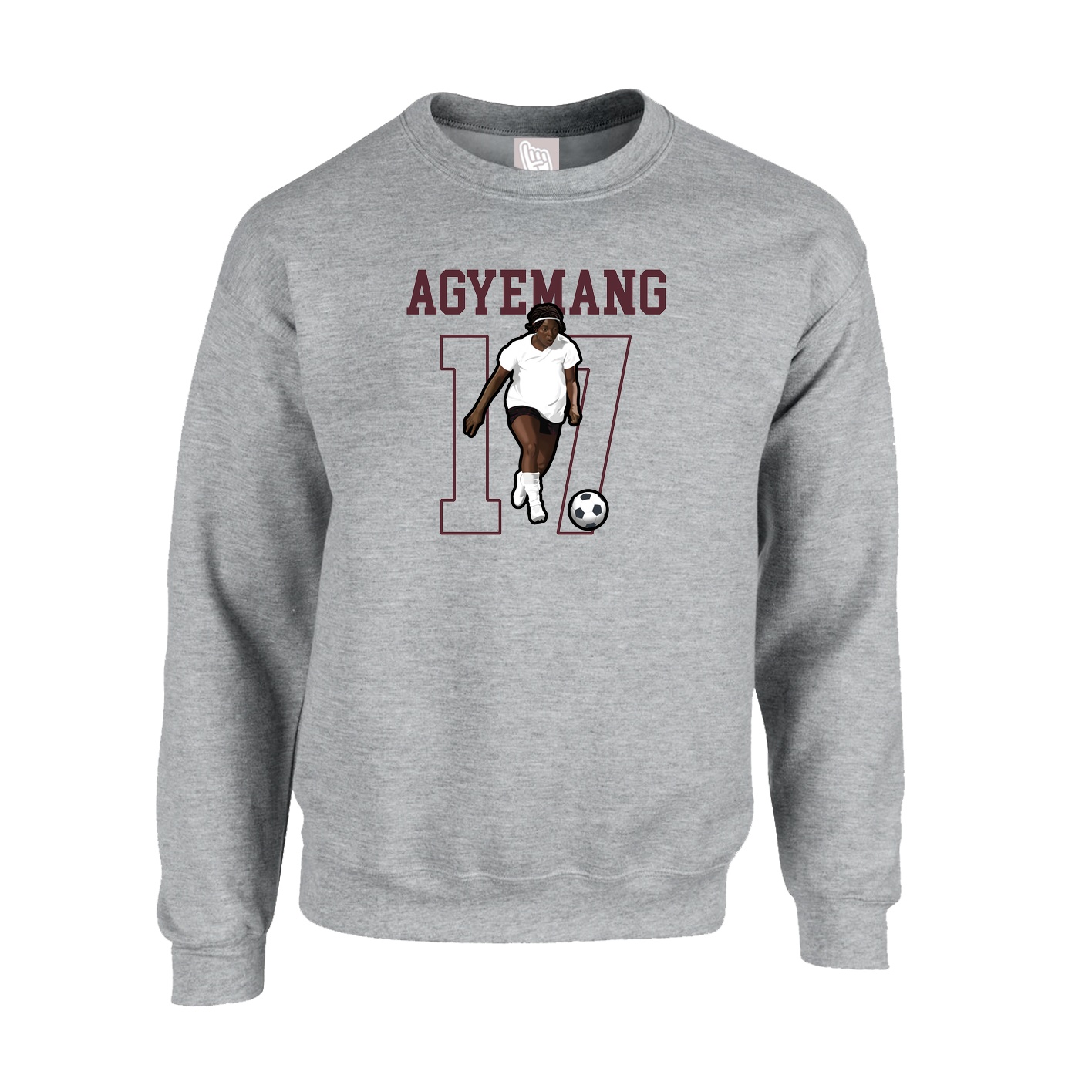 Fleece Crew — Shirsey in Grey