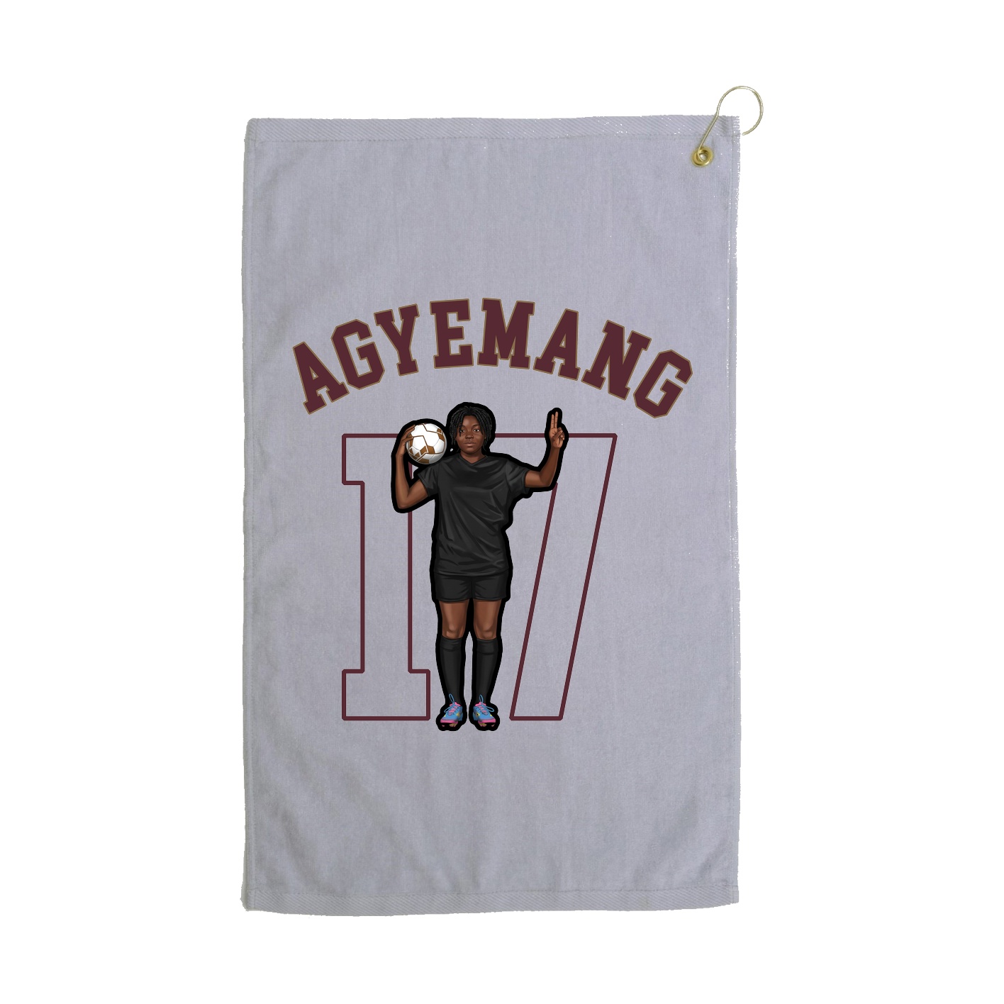 Golf Towel — Shirsey Arch in Grey