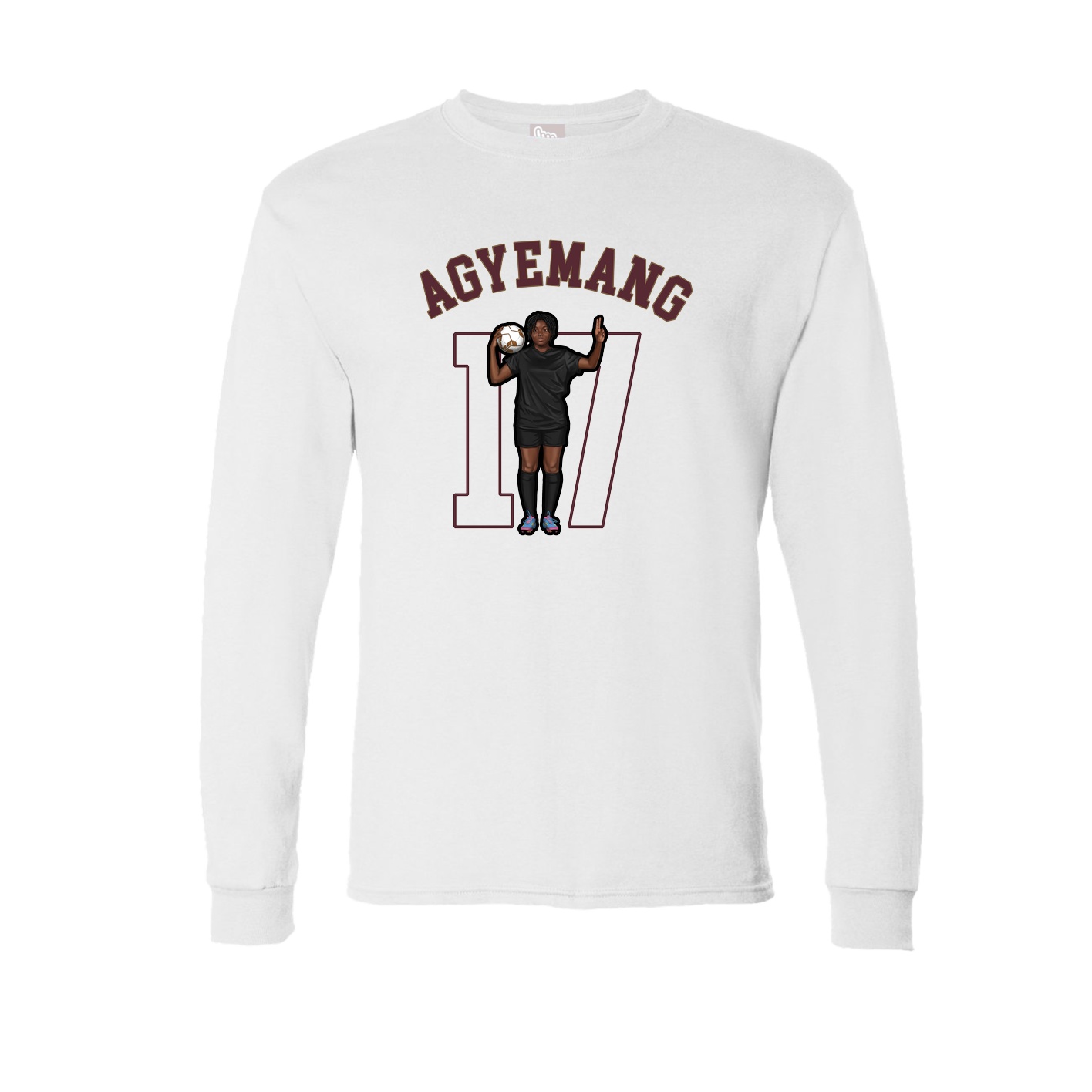 Long Sleeve Tee — Shirsey Arch in White