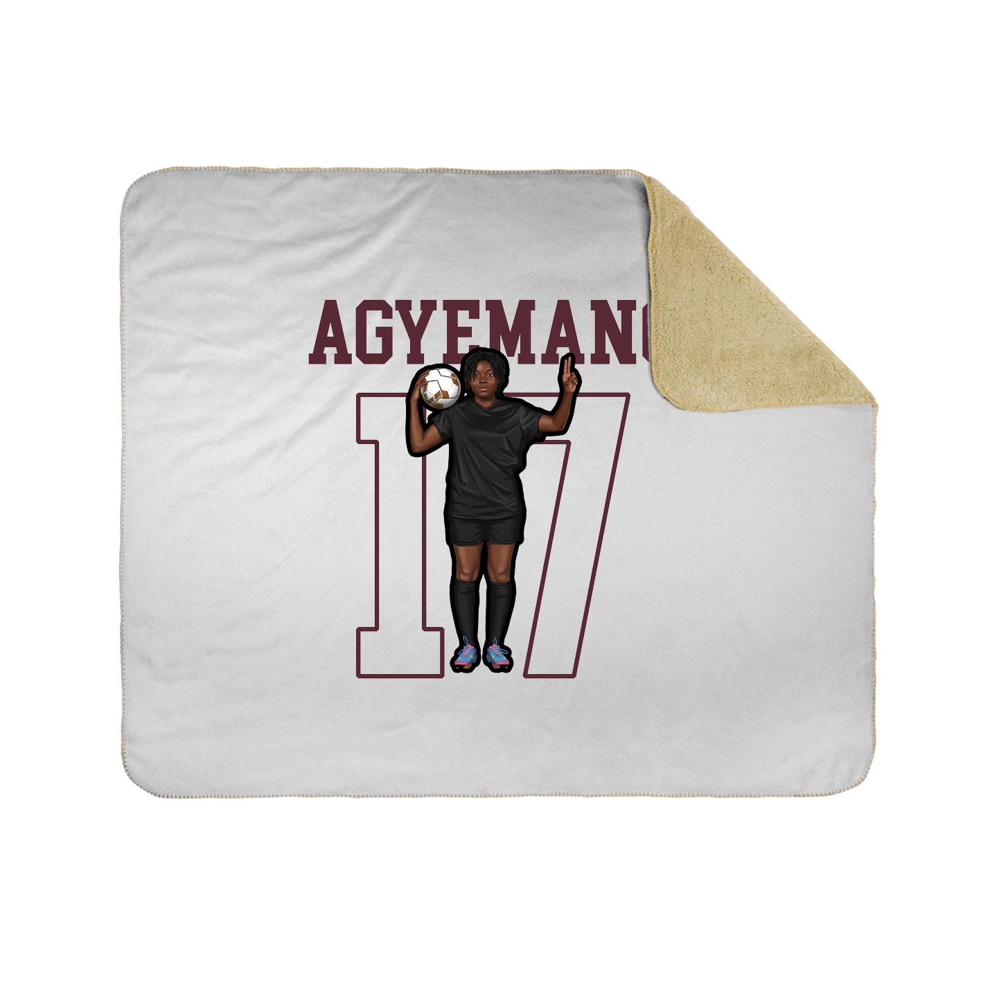 Throw Blanket — Shirsey in White