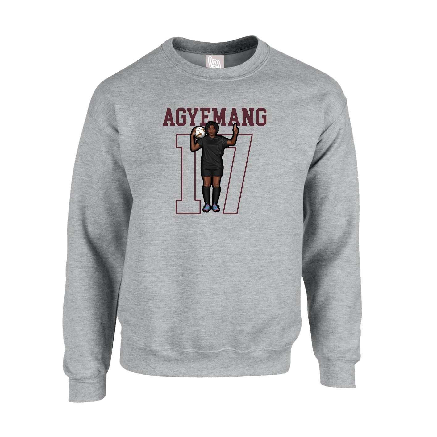 Fleece Crew — Shirsey in Grey