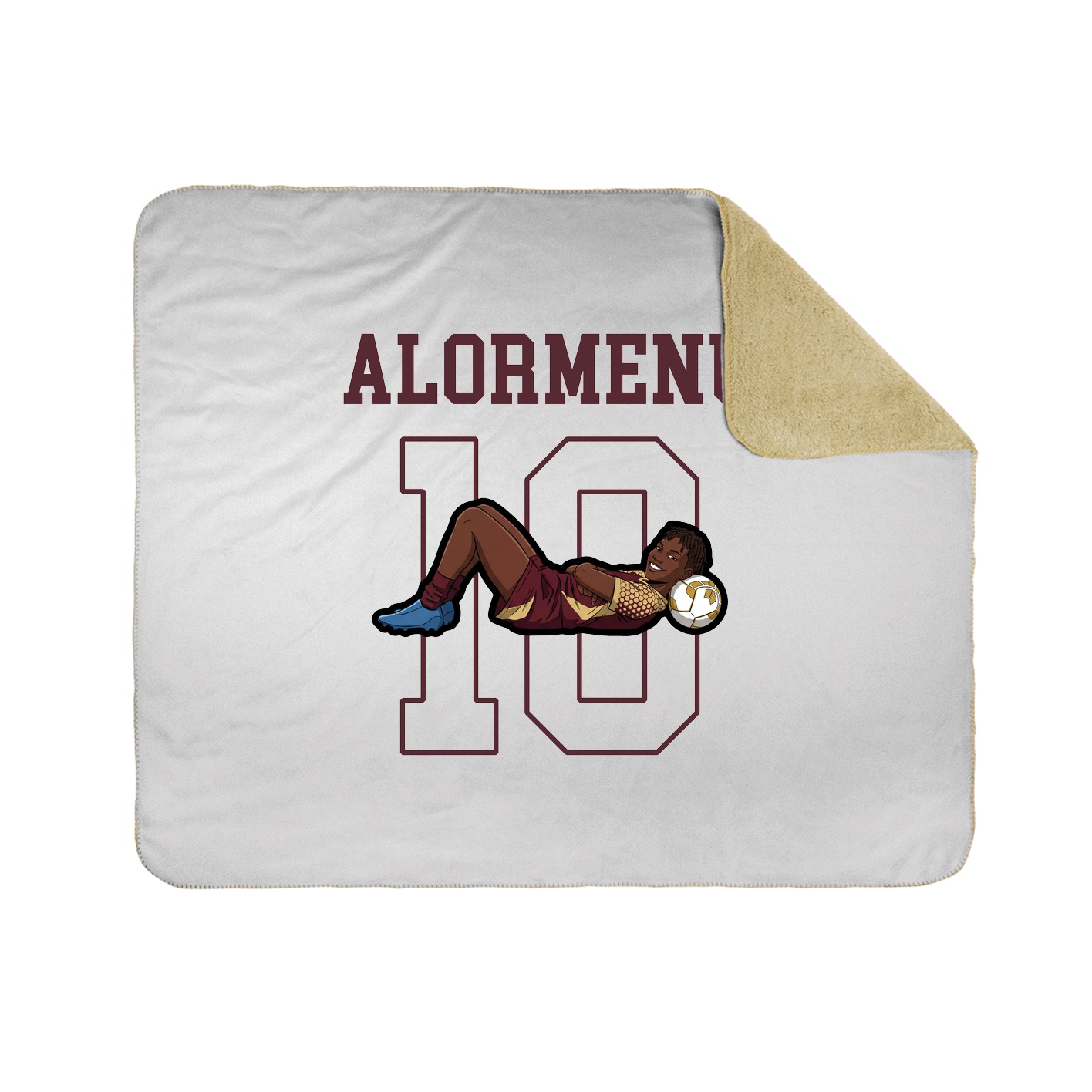 Throw Blanket — Shirsey in White