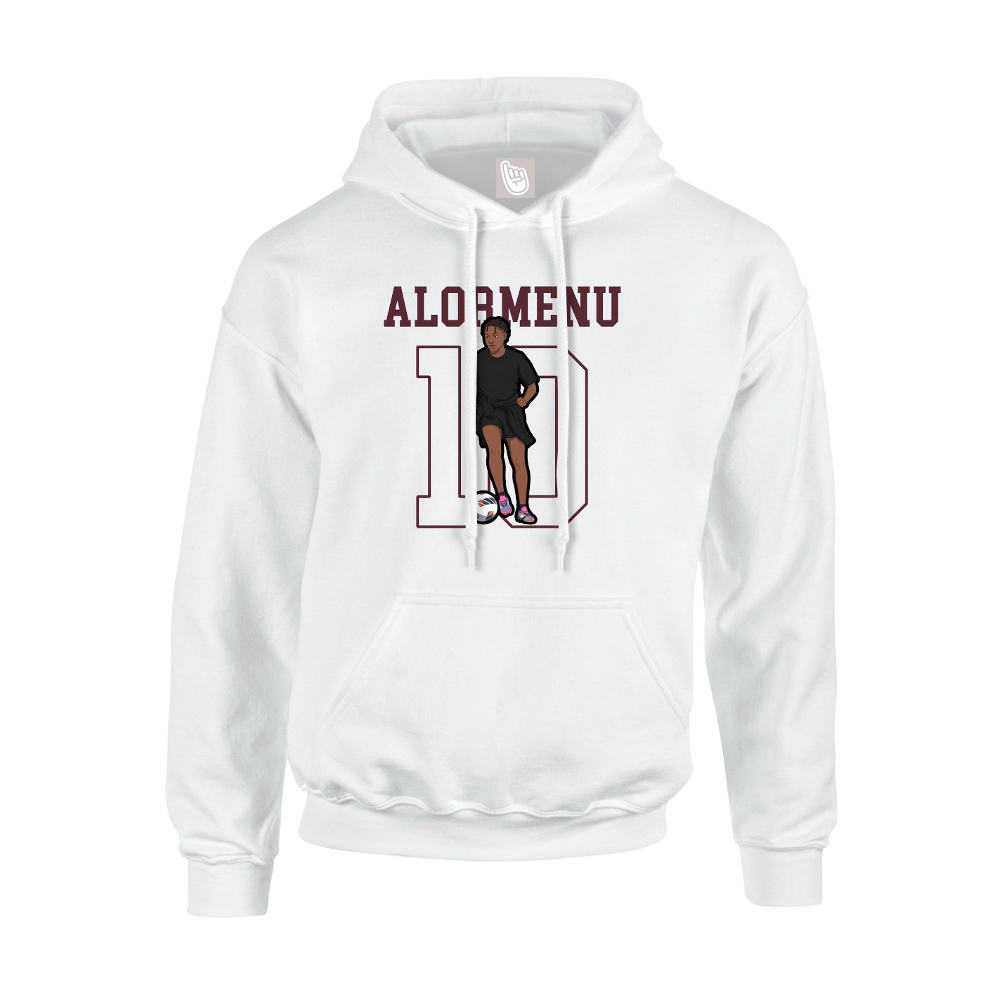 Youth Hoodie — Shirsey in White