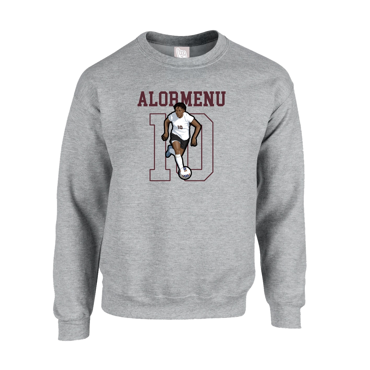 Fleece Crew — Shirsey in Grey