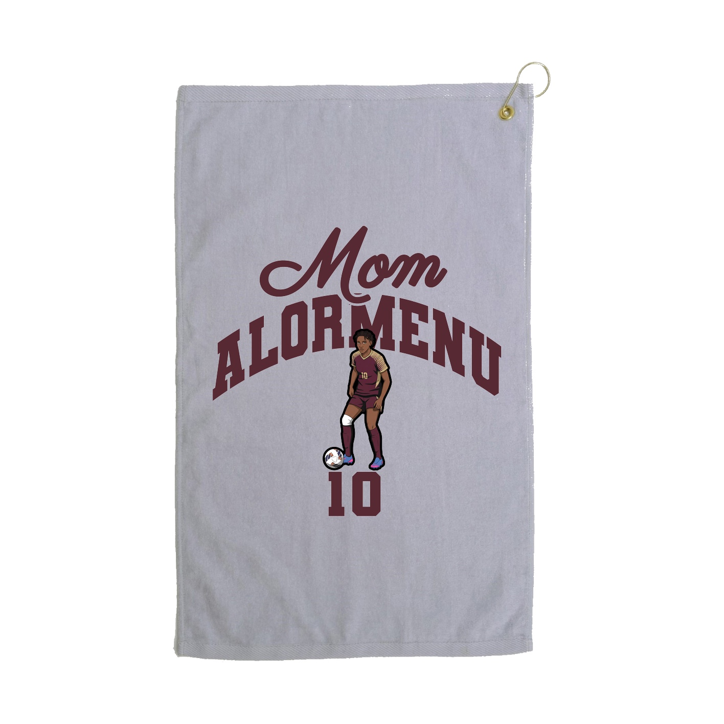 Golf Towel — Mothers Day Arch in Grey
