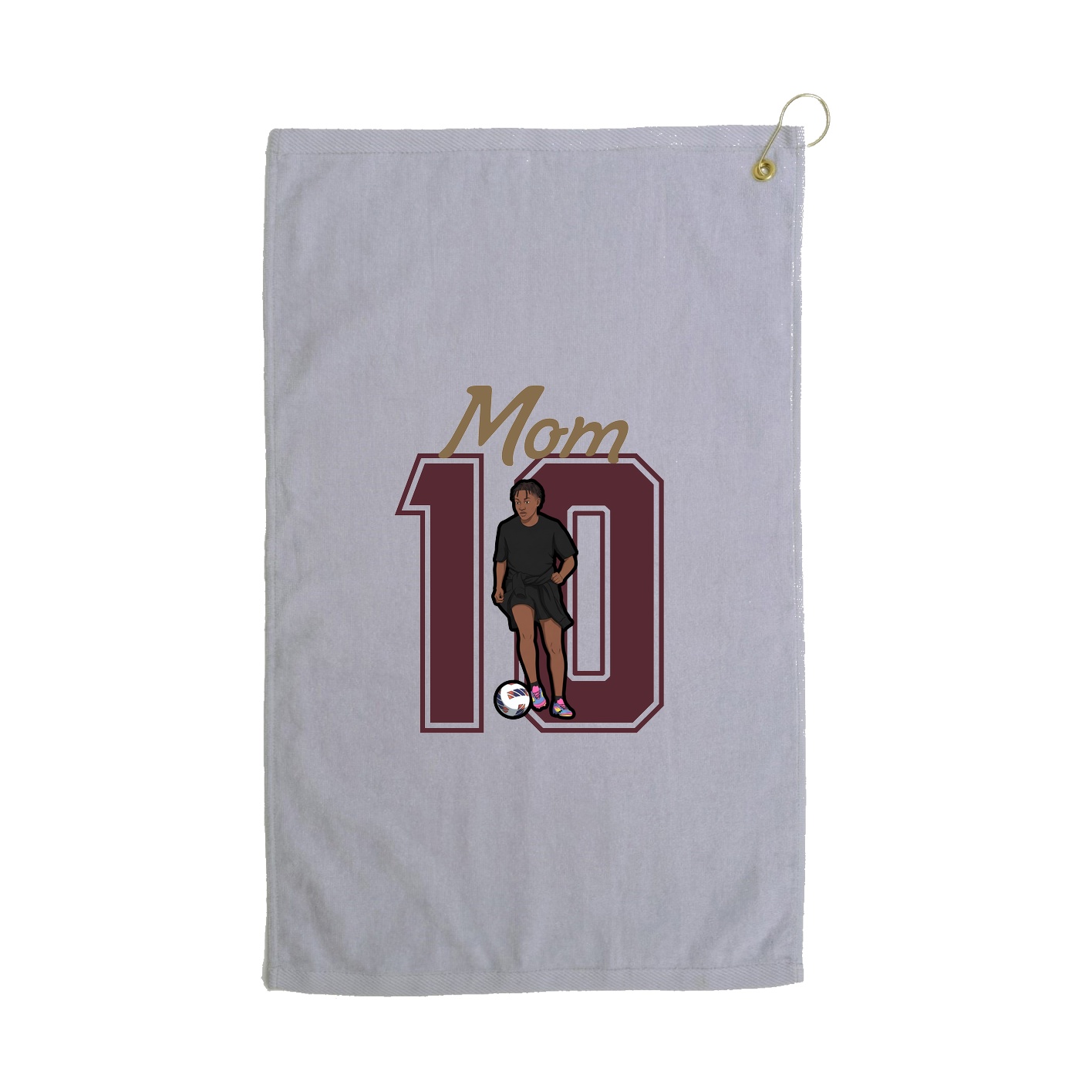 Golf Towel — Mothers Day Shirsey in Grey