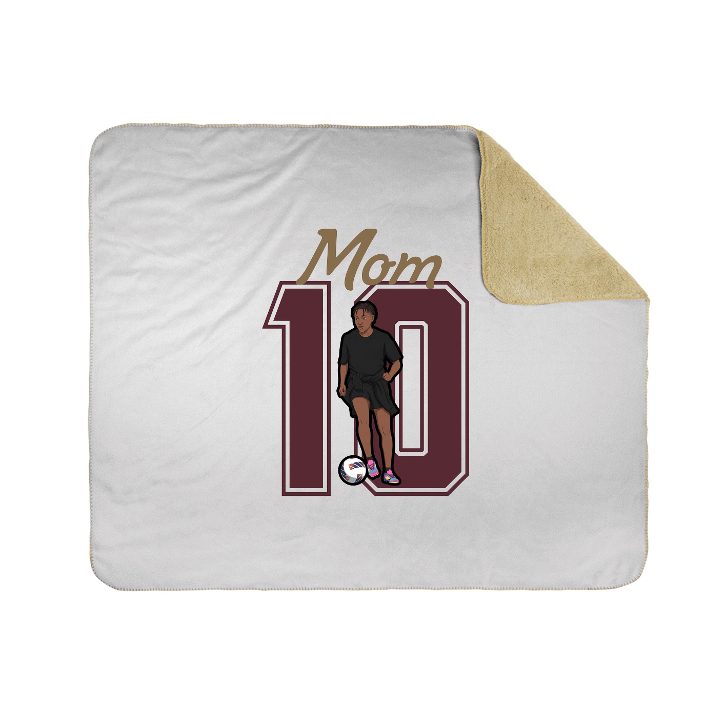 Throw Blanket — Mothers Day Shirsey in White