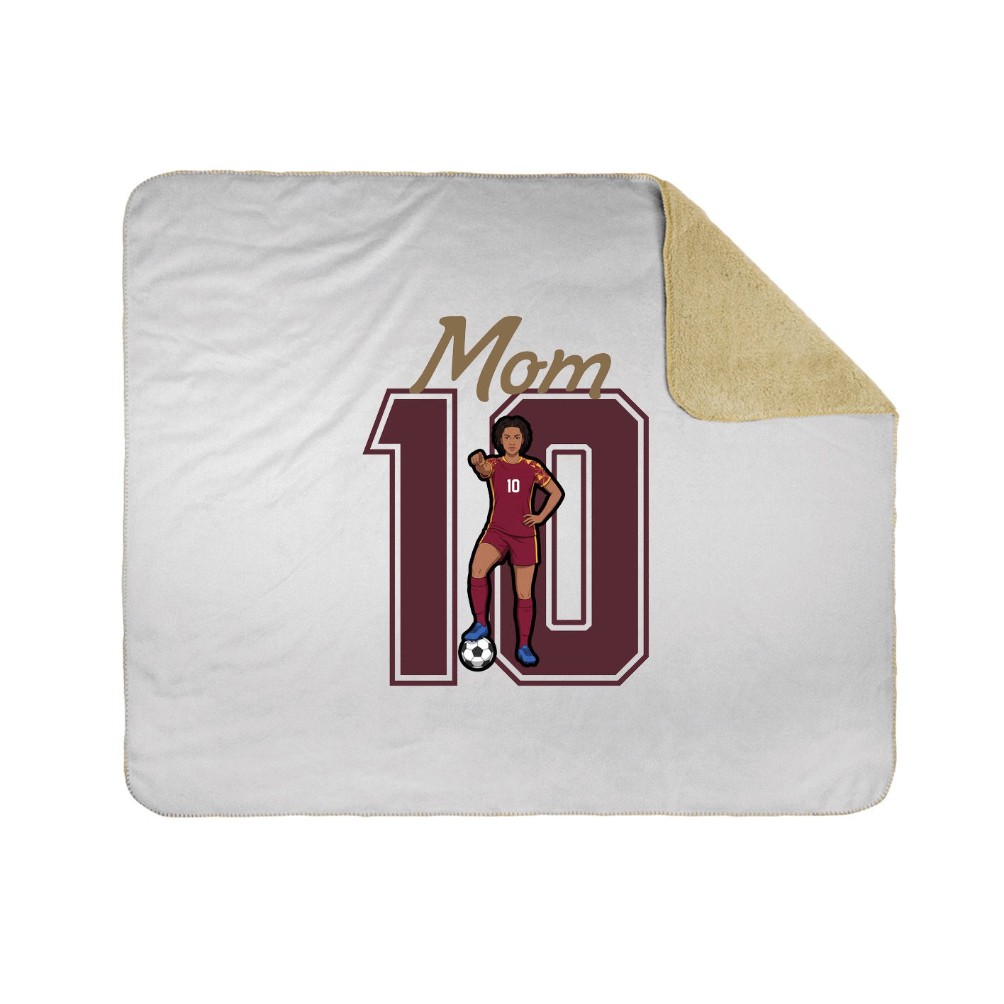 Throw Blanket — Mothers Day Shirsey in White