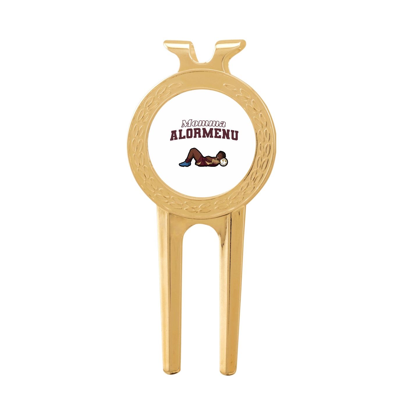 Divot Tool with Ball Marker — Mothers Day Block in Classic