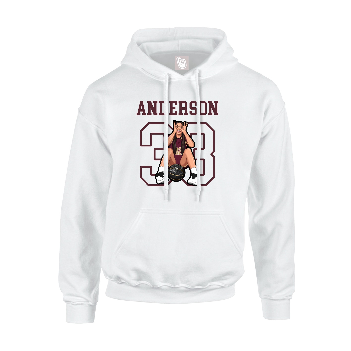 Hoodie — Shirsey in White
