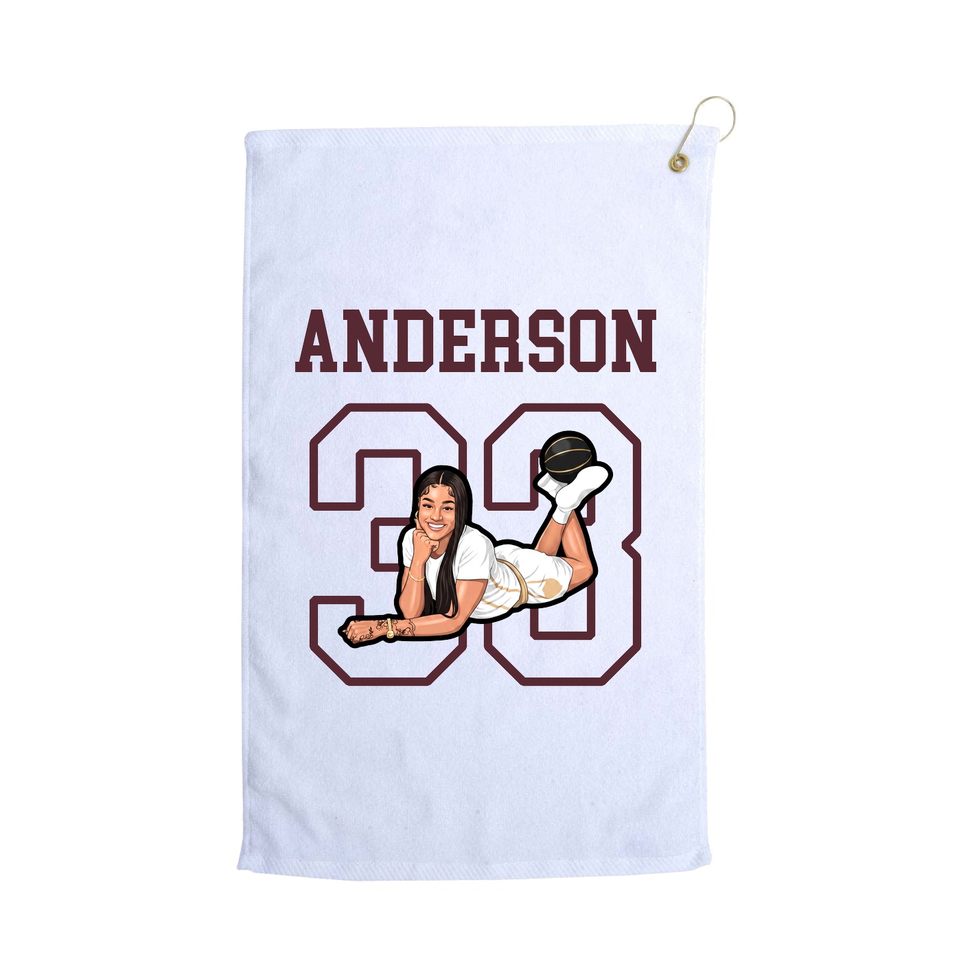 Golf Towel — Shirsey in White
