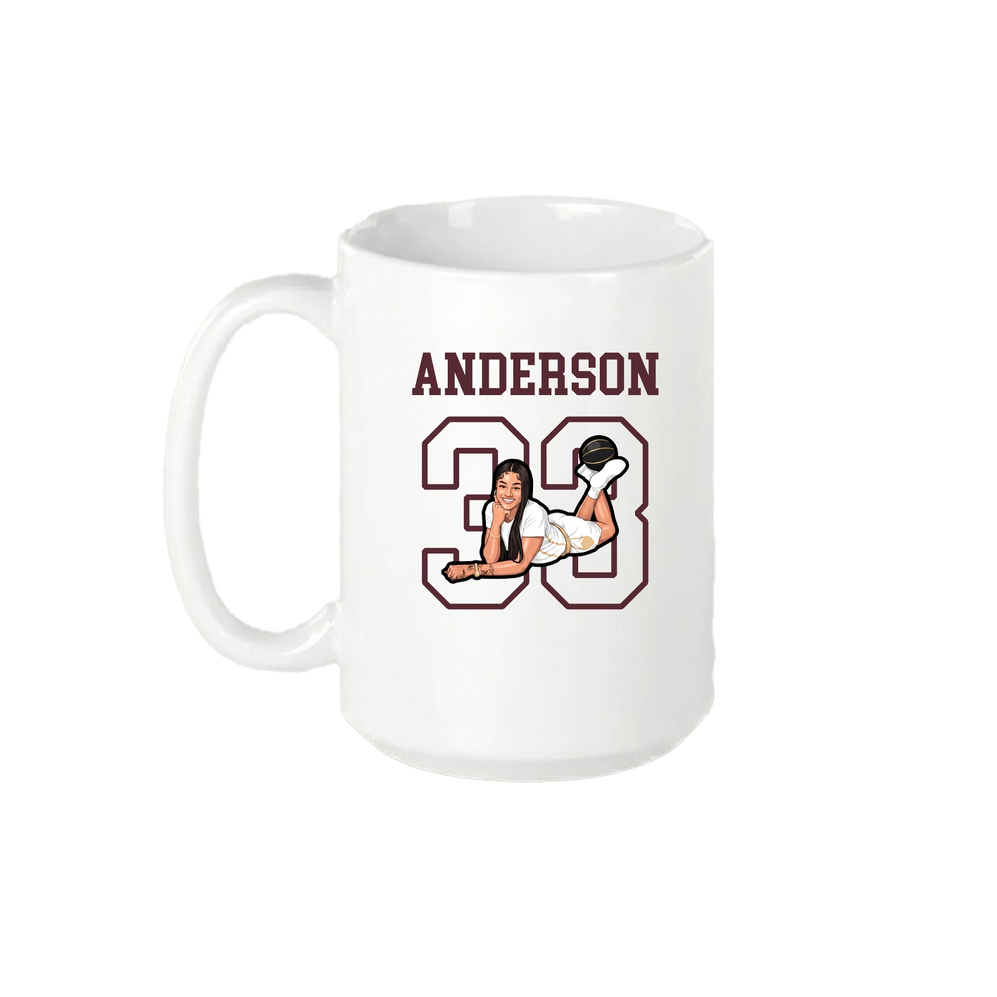15oz Coffee Mug — Shirsey in White