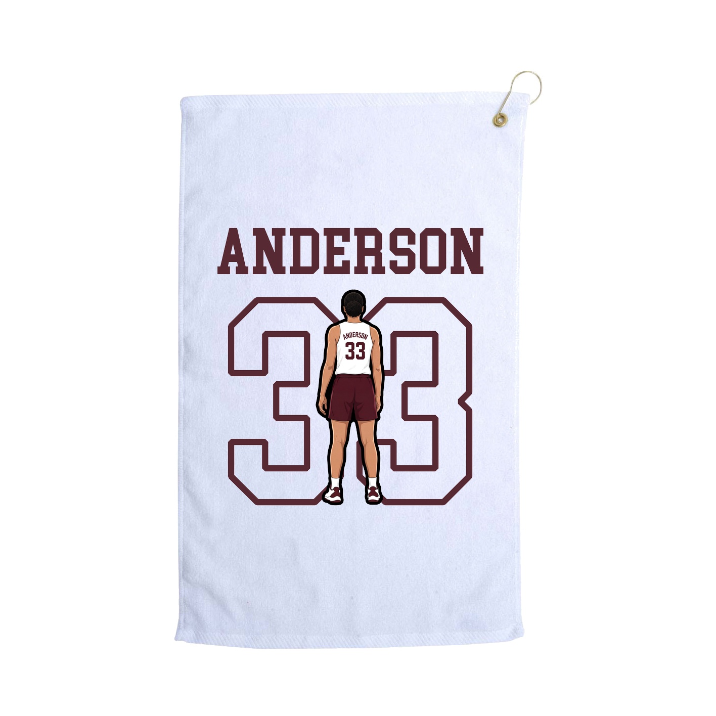 Golf Towel — Shirsey in White