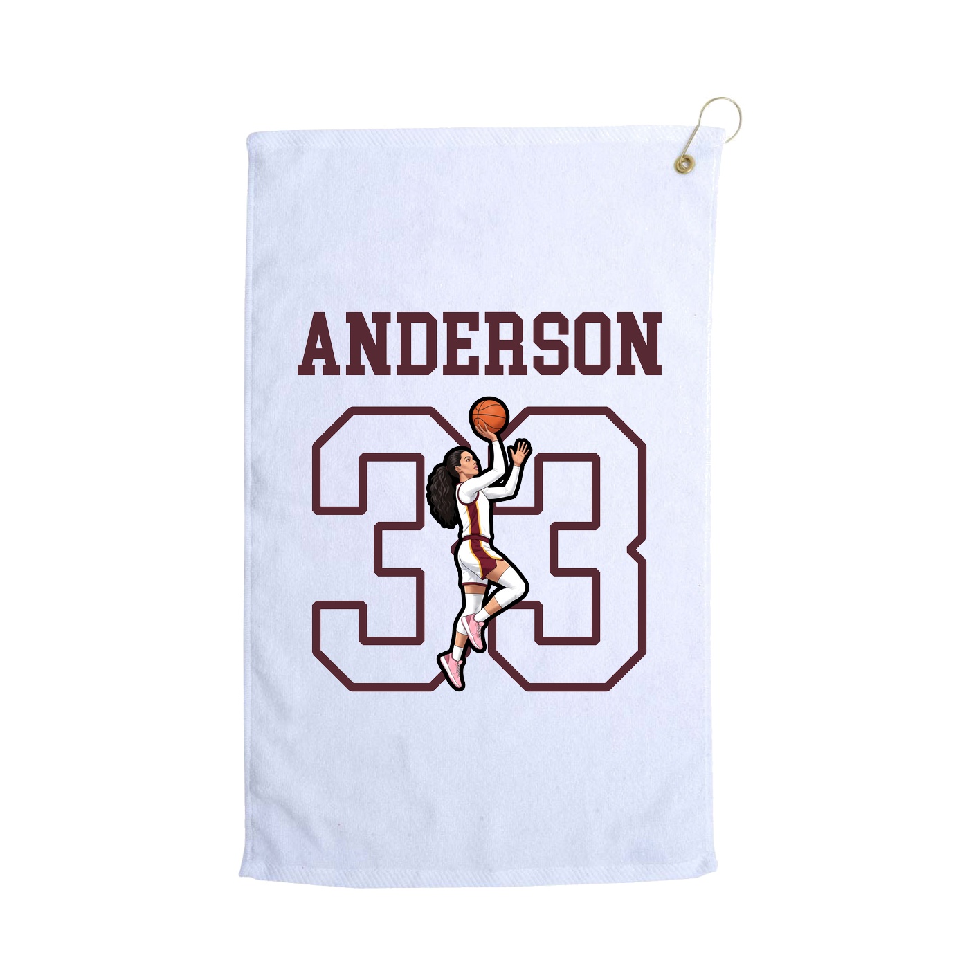 Golf Towel — Shirsey in White
