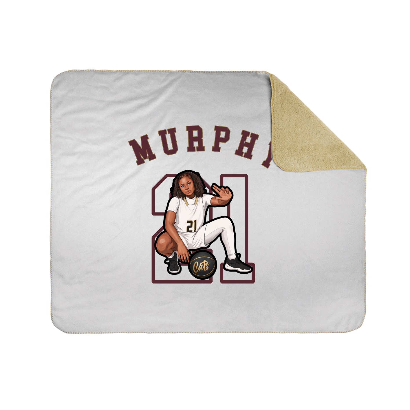 Throw Blanket — Shirsey Arch in White