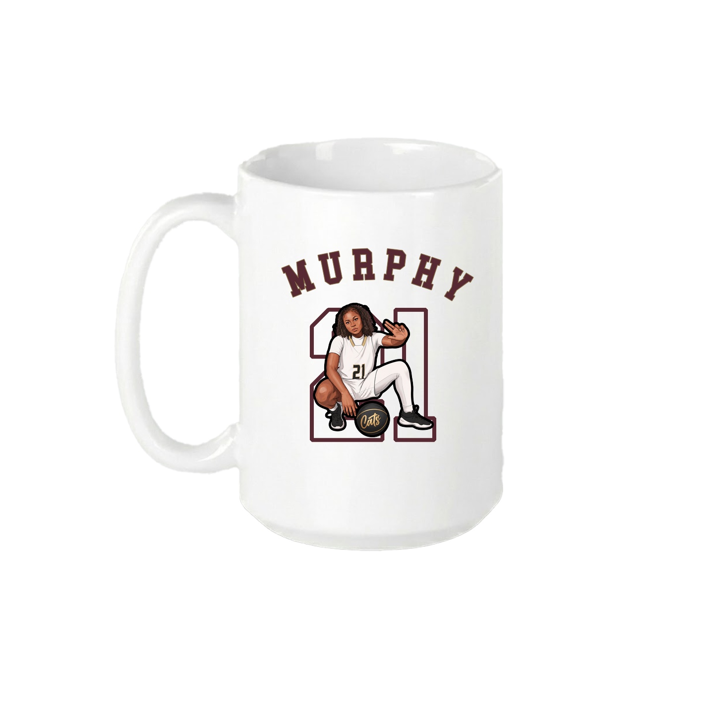 15oz Coffee Mug — Shirsey Arch in White