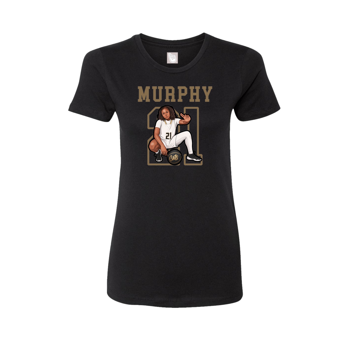 Fitted Women's Tee — Shirsey in Black