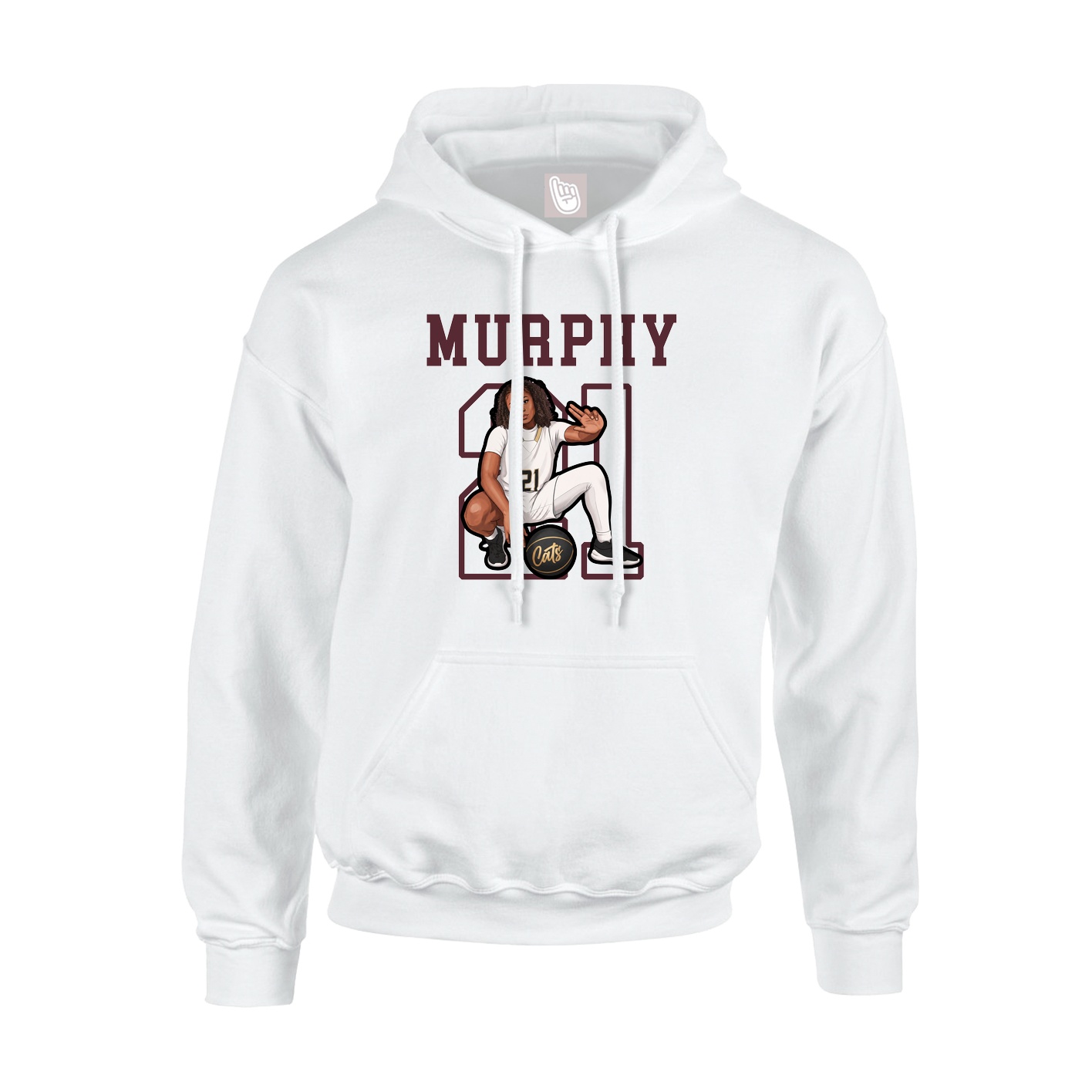 Youth Hoodie — Shirsey in White