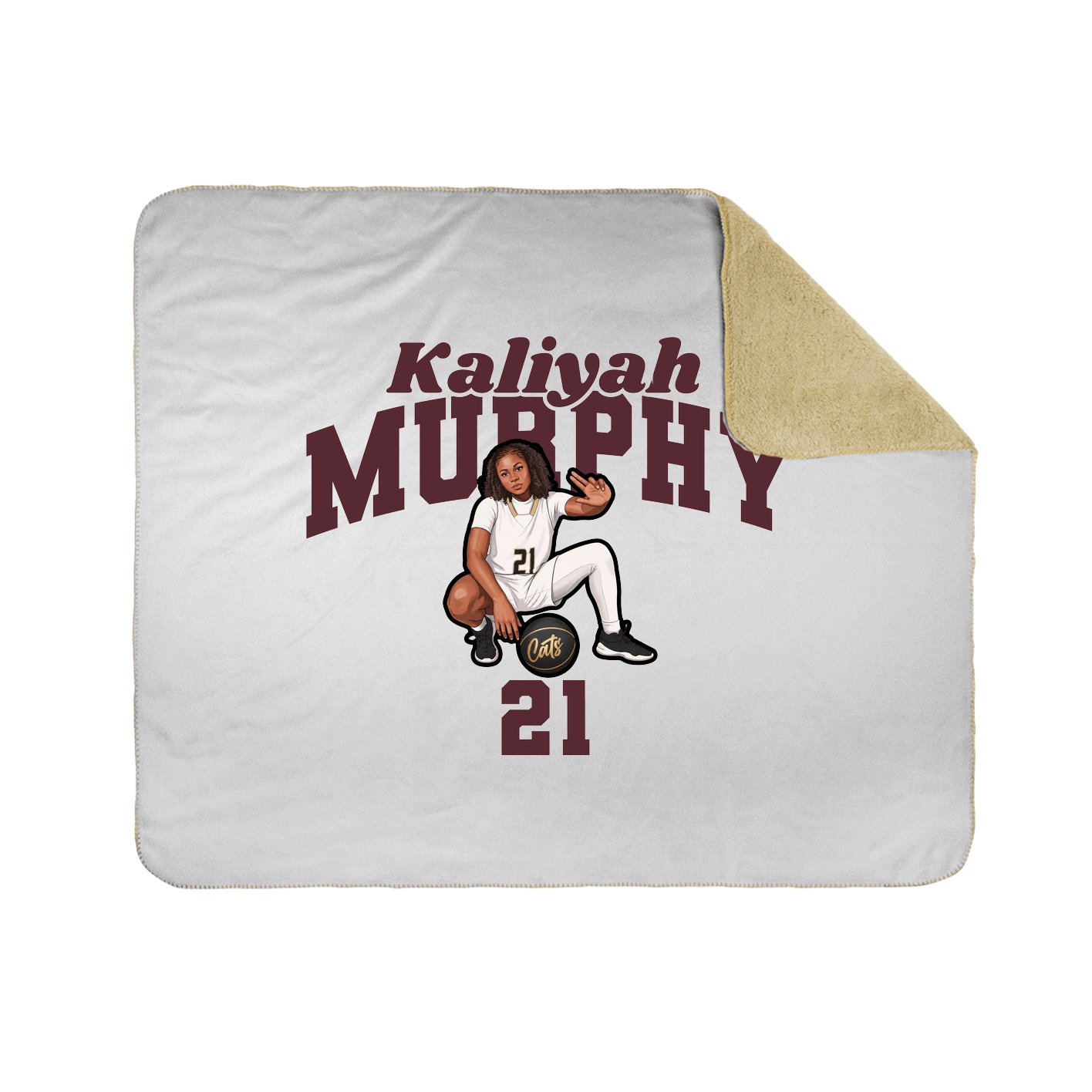Throw Blanket — Signature Arch in White