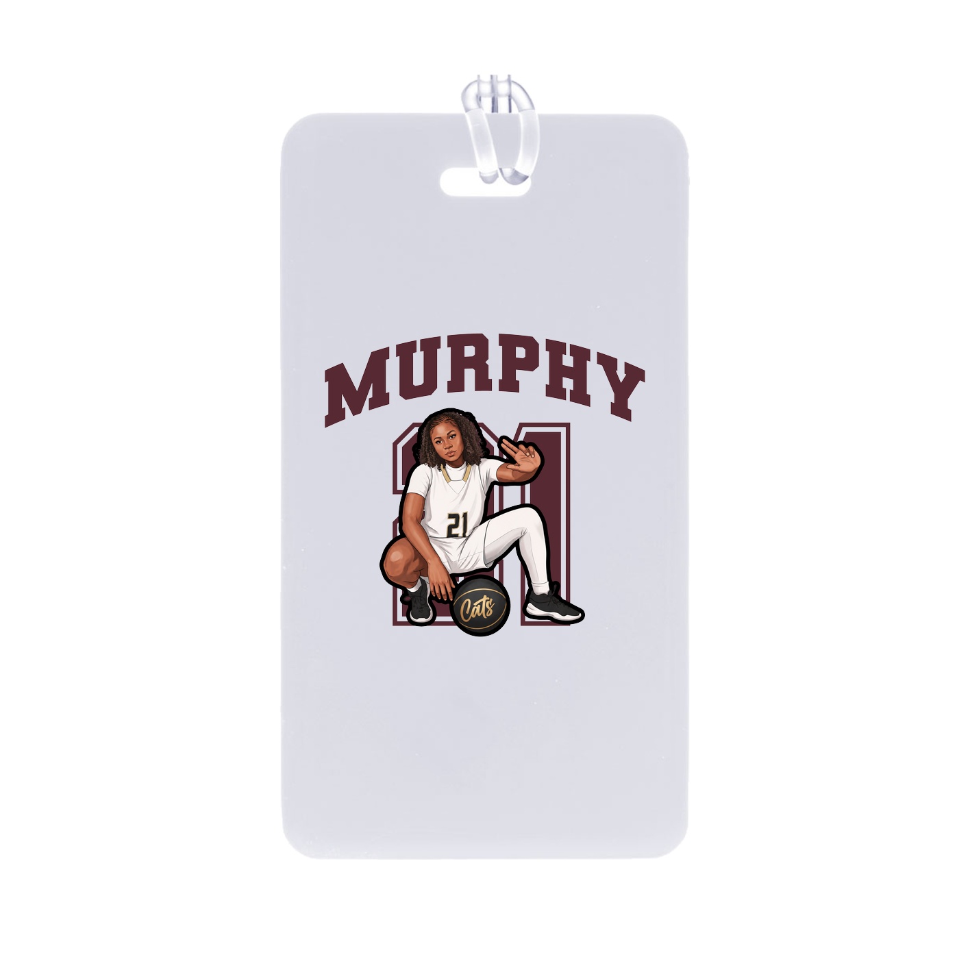 Bag Tag — Number in Classic