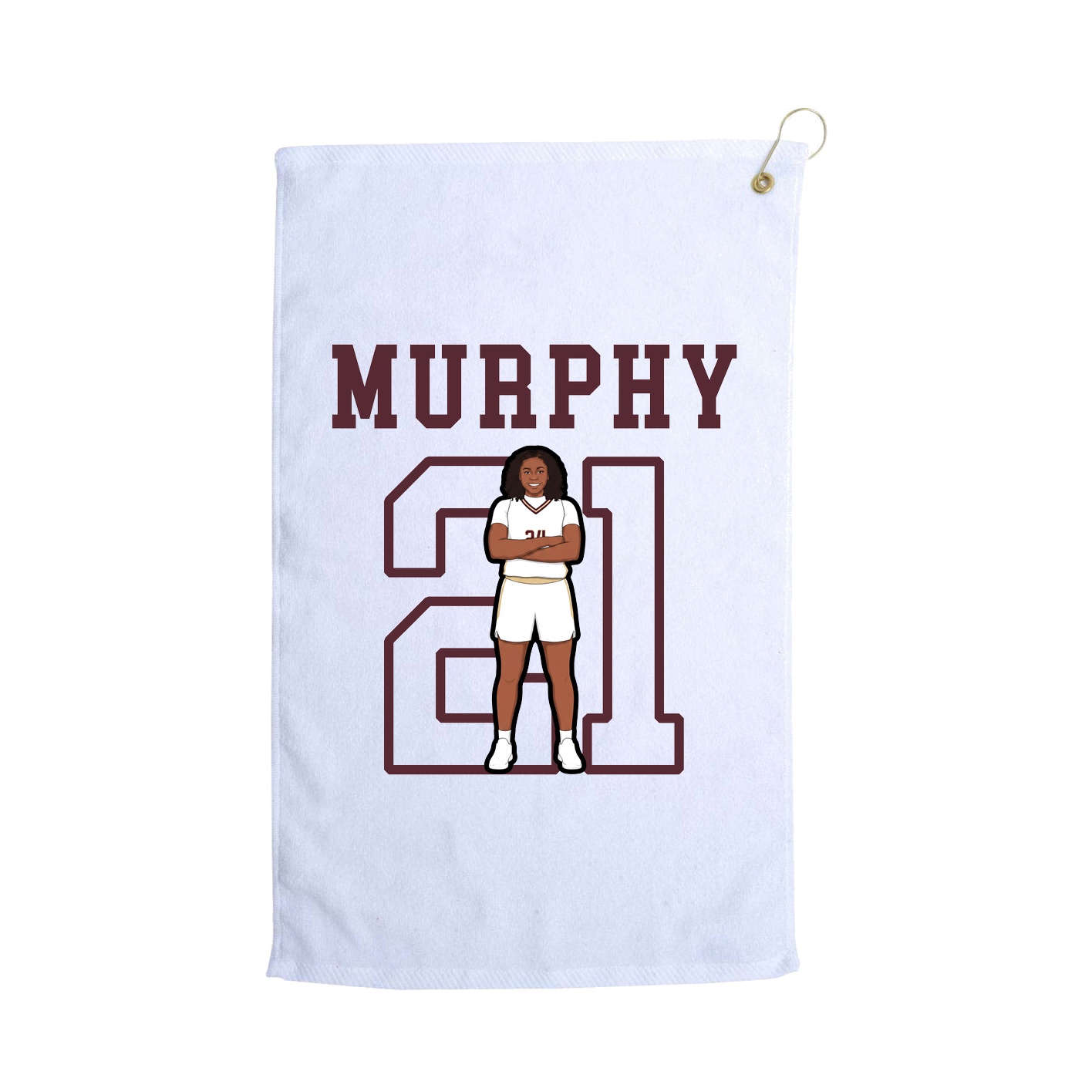 Golf Towel — Shirsey in White