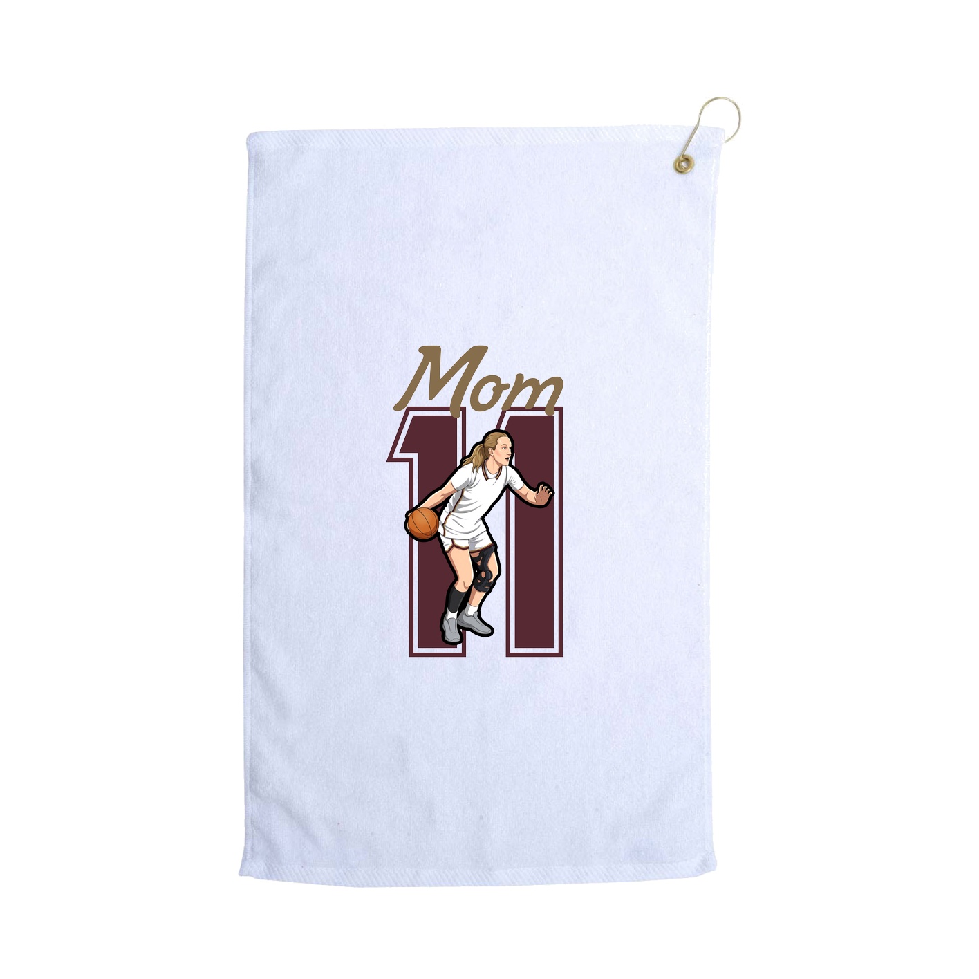 Golf Towel — Mothers Day Shirsey in White