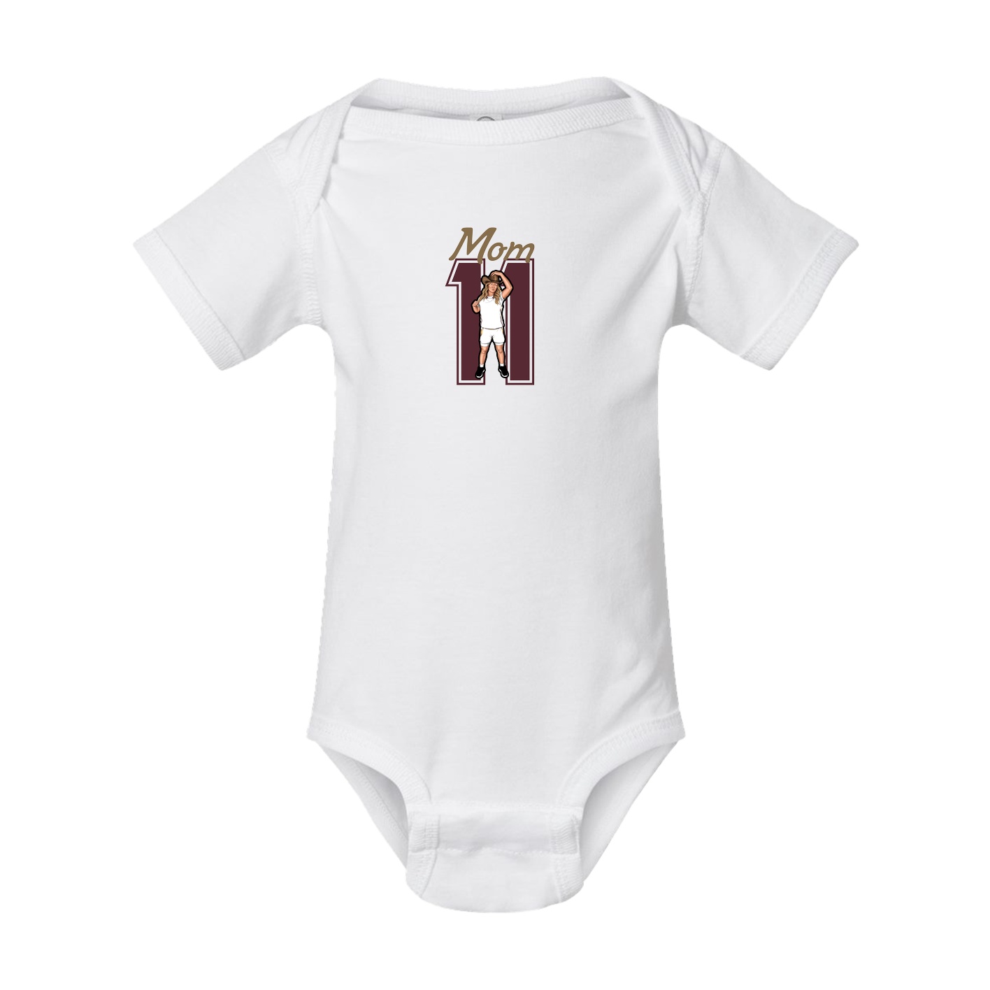 Baby Onesie — Mothers Day Shirsey in White