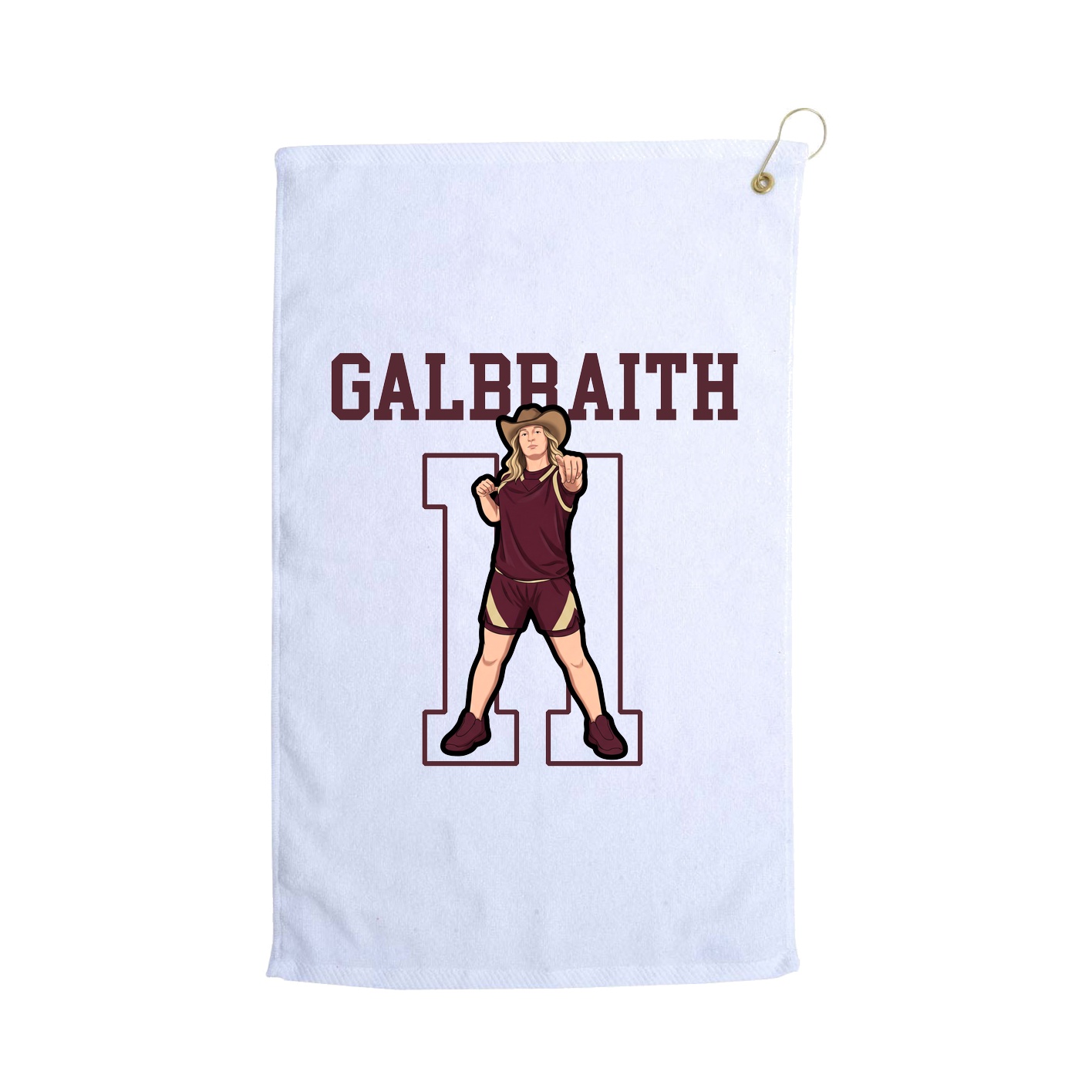 Golf Towel — Shirsey in White