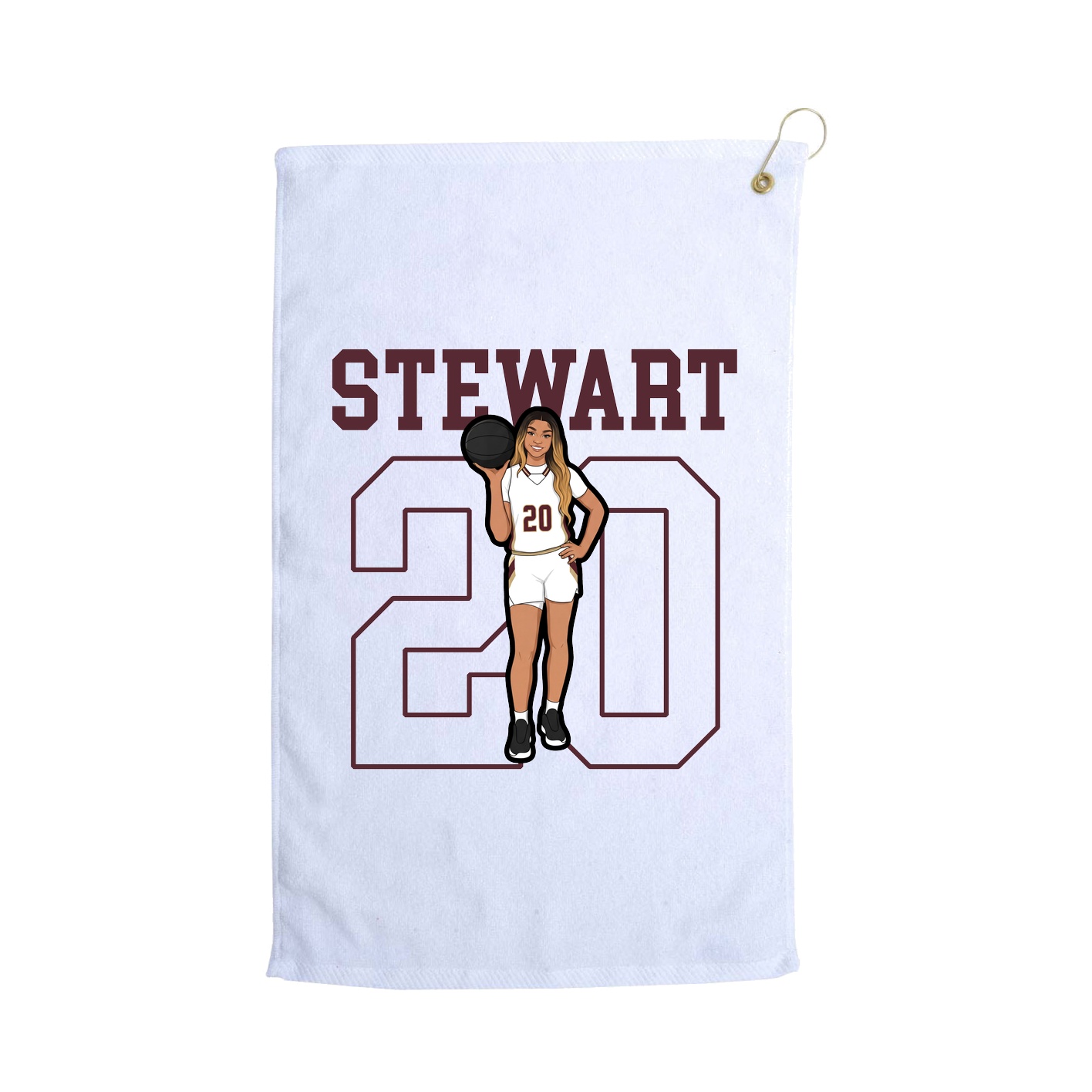 Golf Towel — Shirsey in White