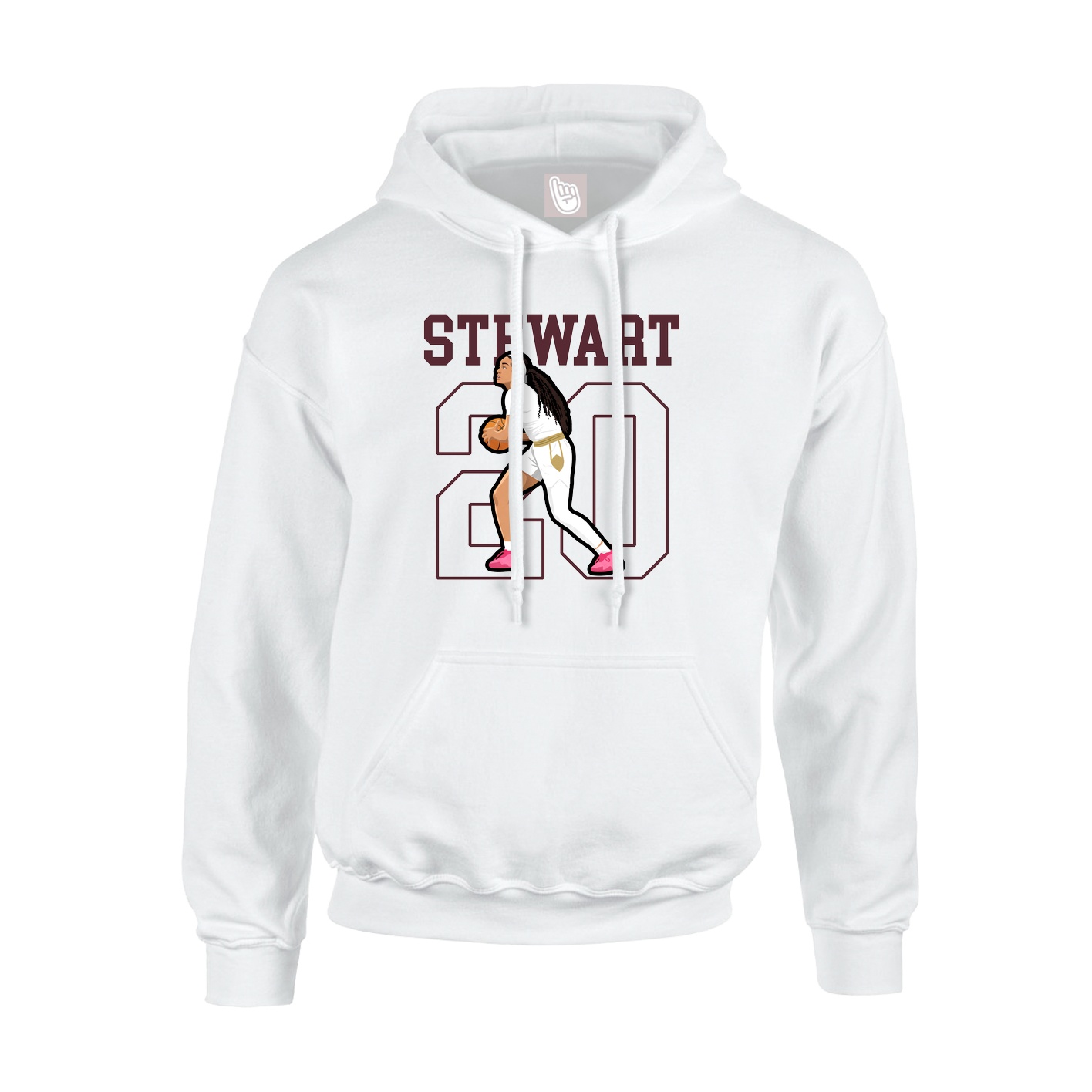Youth Hoodie — Shirsey in White