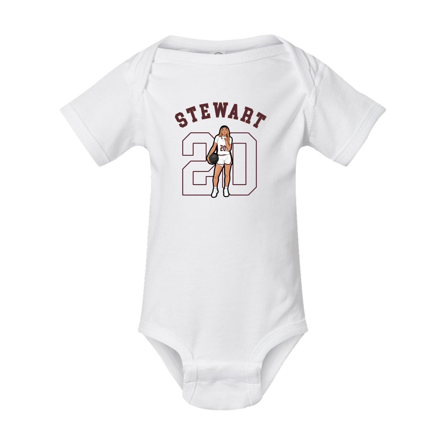 Baby Onesie — Shirsey Arch in White