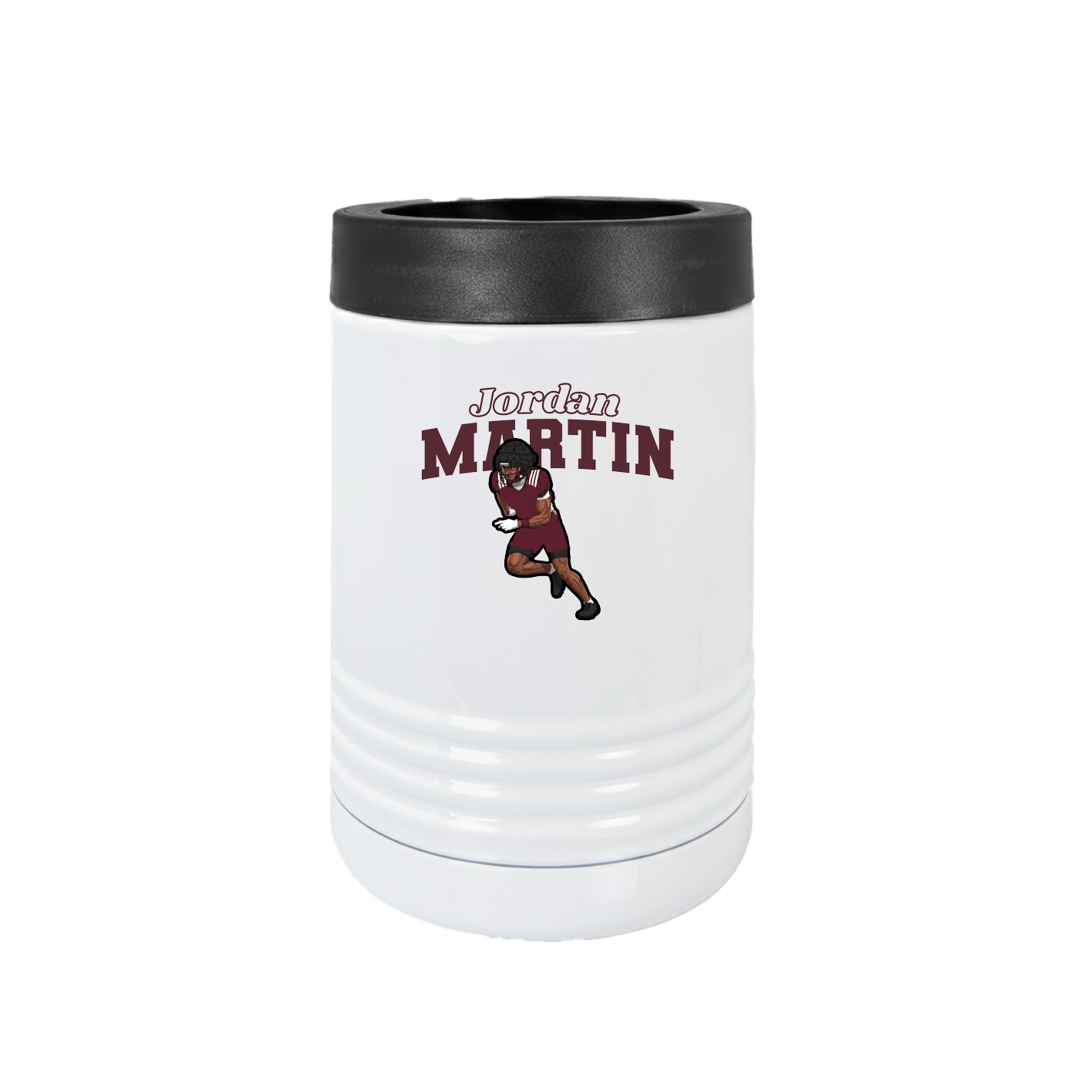 Beverage Holder — Name Arch in White