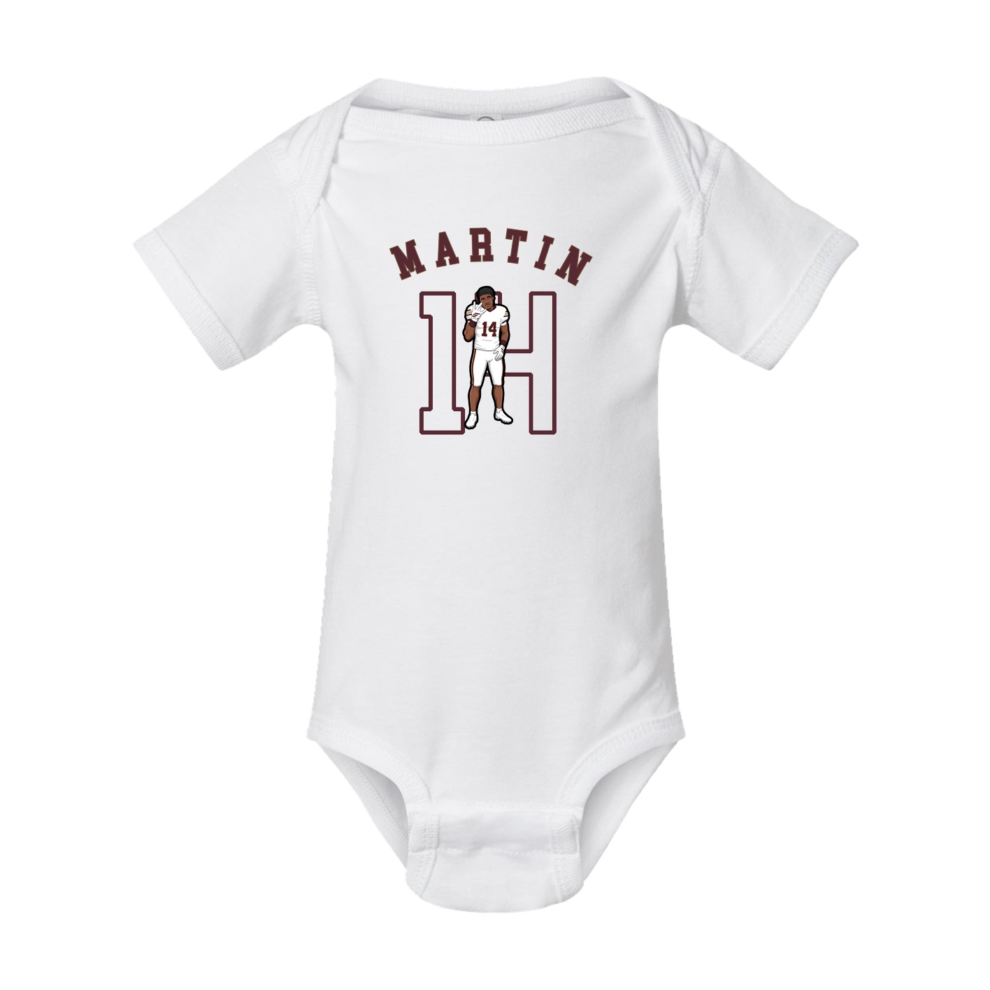 Baby Onesie — Shirsey Arch in White