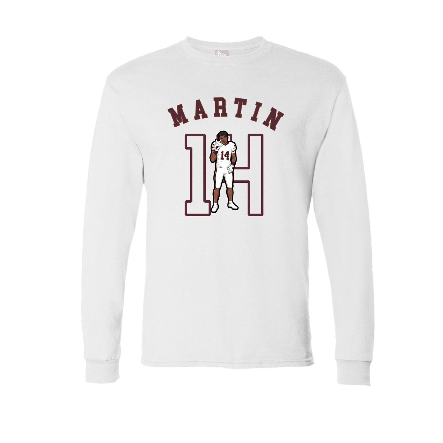 Long Sleeve Tee — Shirsey Arch in White