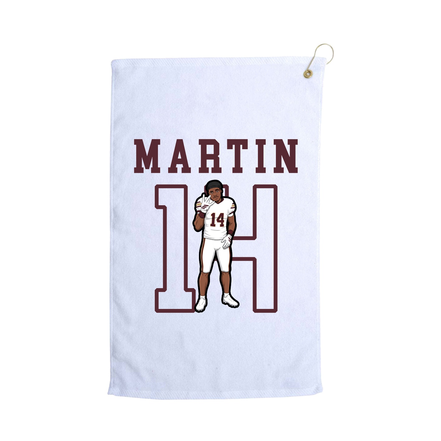 Golf Towel — Shirsey in White