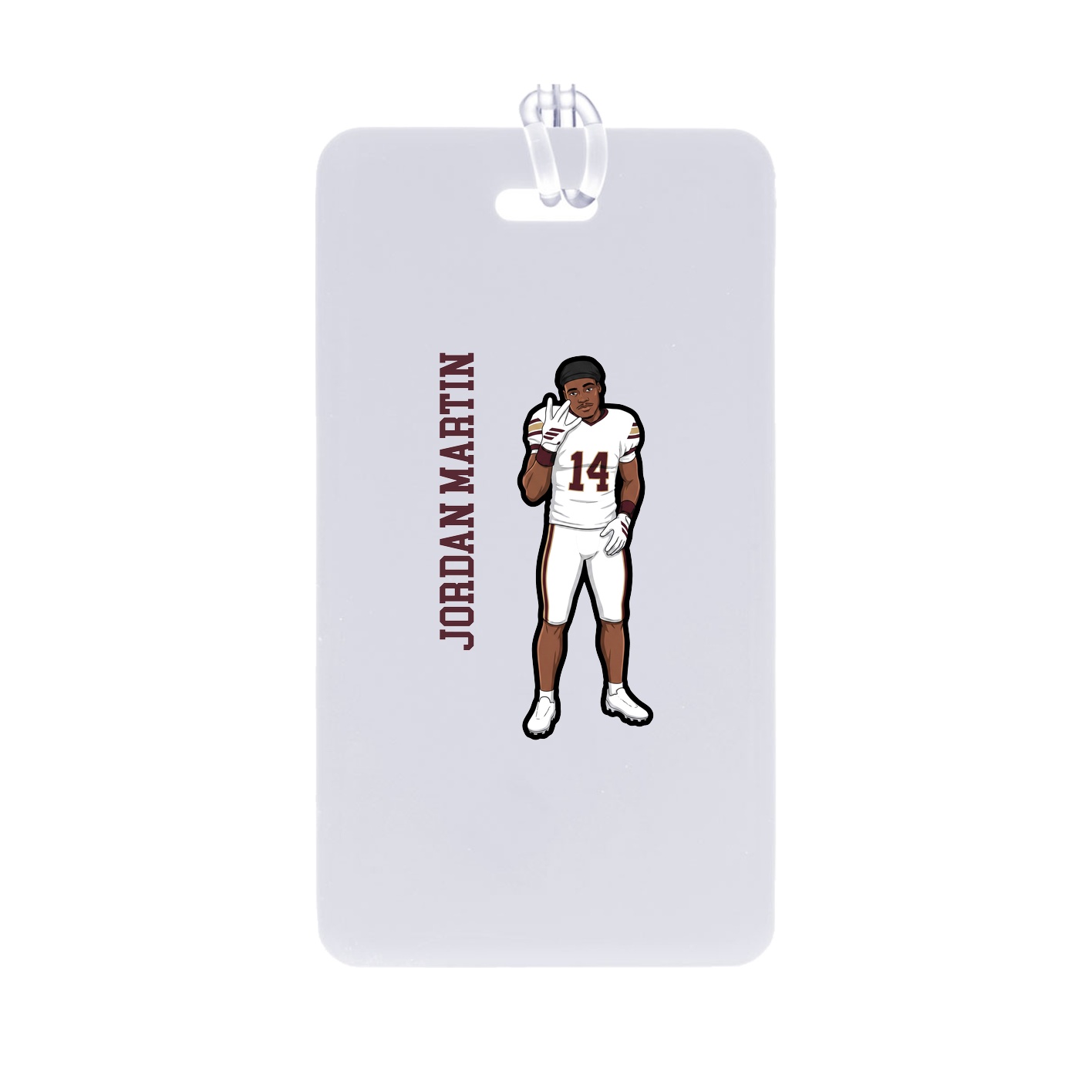 Bag Tag — Name Vertical in Classic