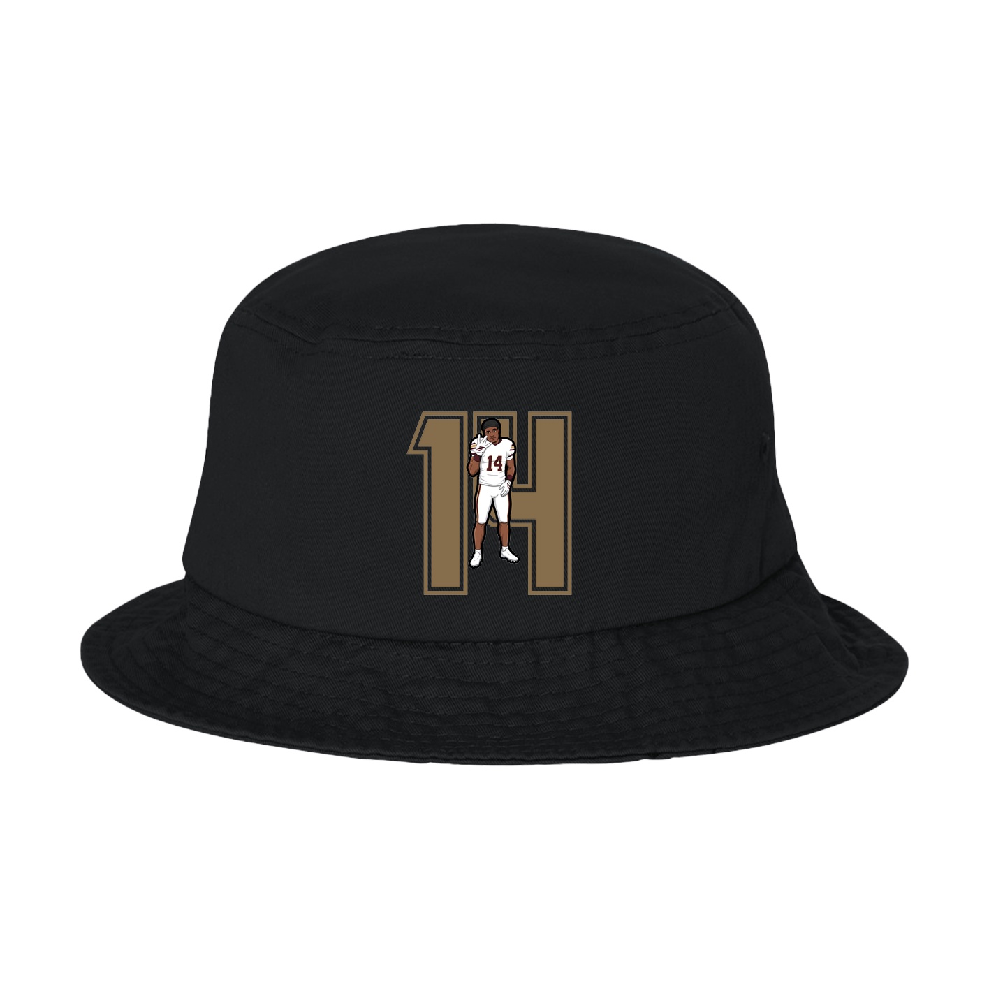 Bucket Cap — Number in Black
